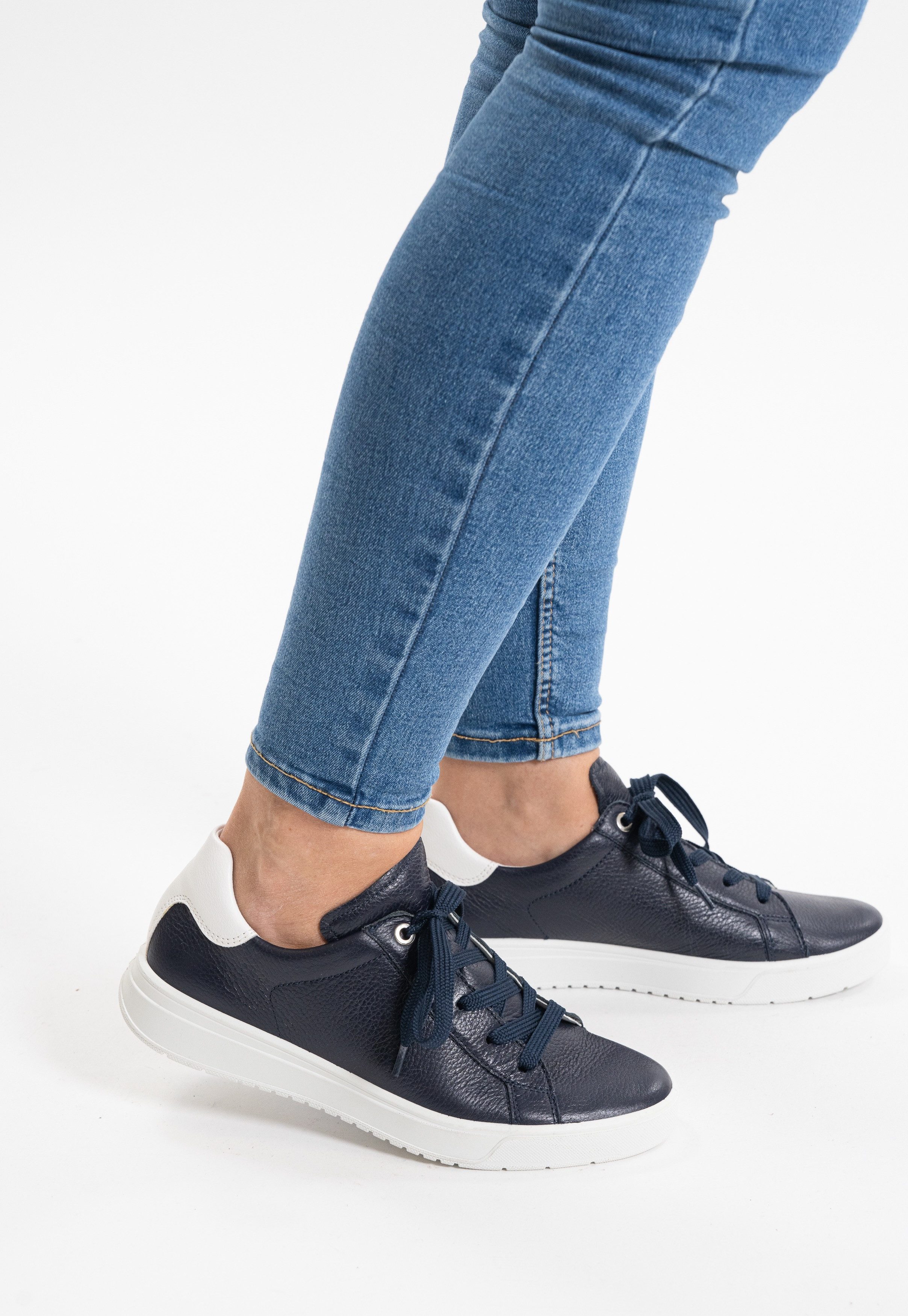 Ara ROM Sneaker, Schnürschuh, Retro Sneaker, Komfortschuh in Bequemweite G (weit)