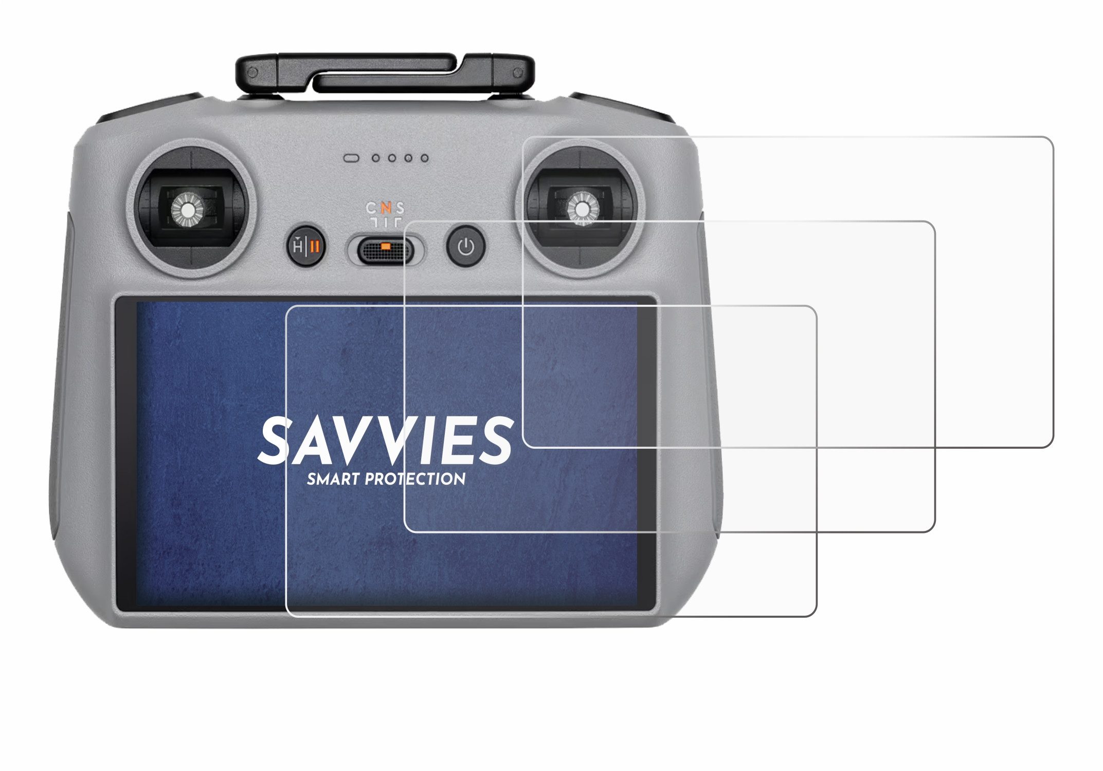 Savvies Displayschutzfolie Schutzfolie für DJI RC 2 2025, 18 Stück, Displayschutz Schutz Folie Klar Transparent