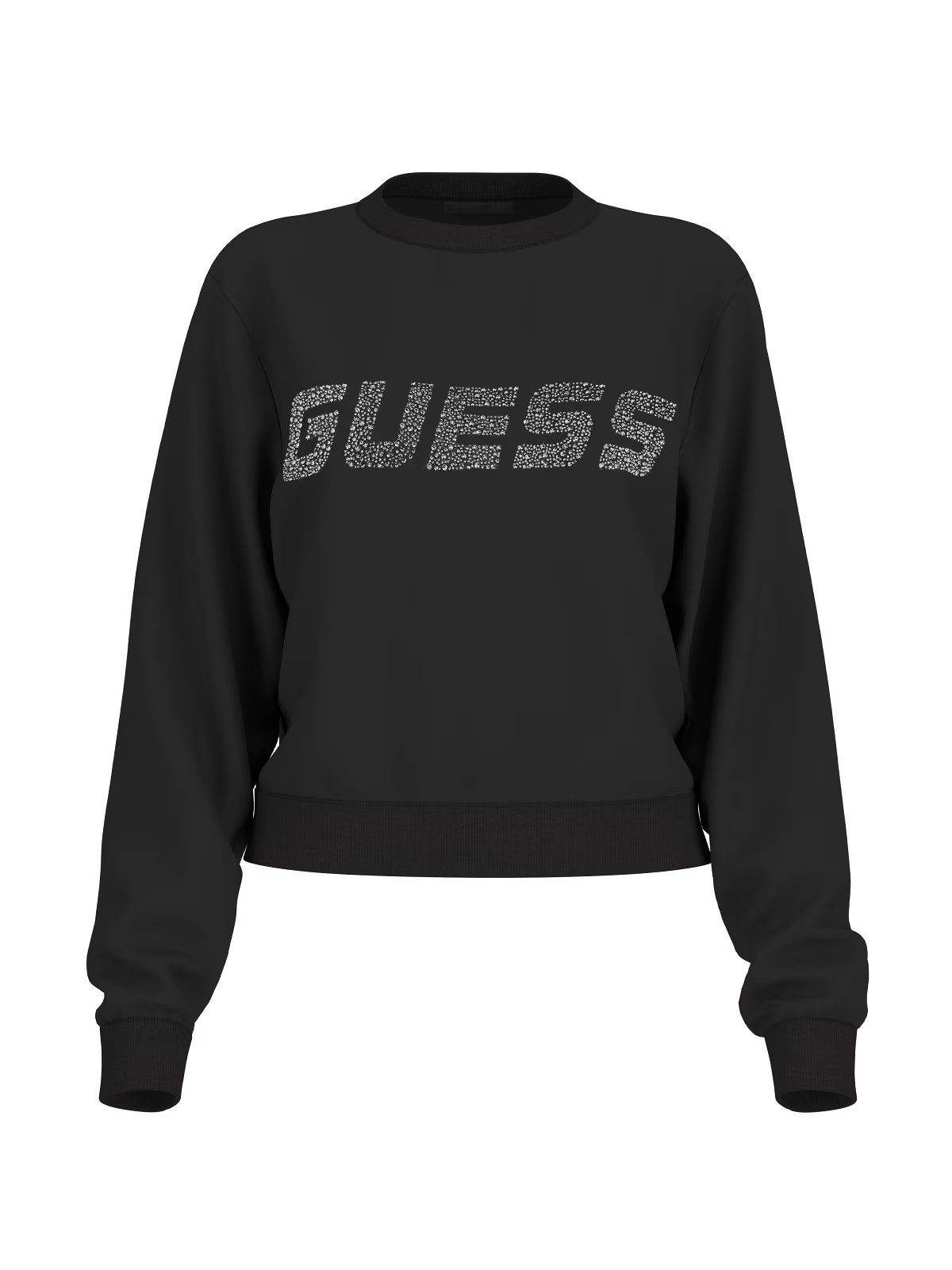 Guess Sweatshirt - GUESS Glitzerlogo - Damenshirt - Langarmshirt - Pullover Damen
