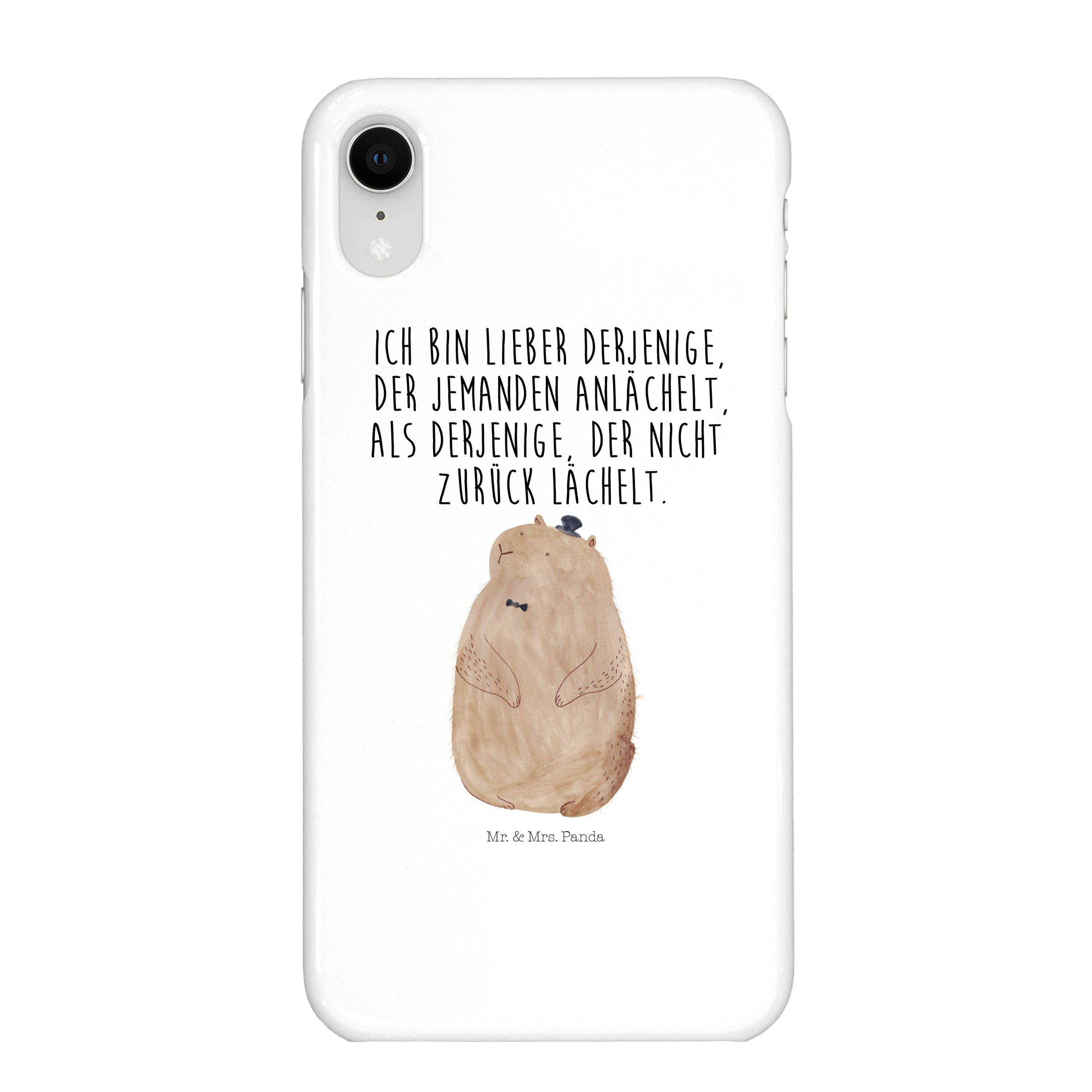 Mr. & Mrs. Panda Handyhülle Murmeltier Weiß Geschenk, Tiere