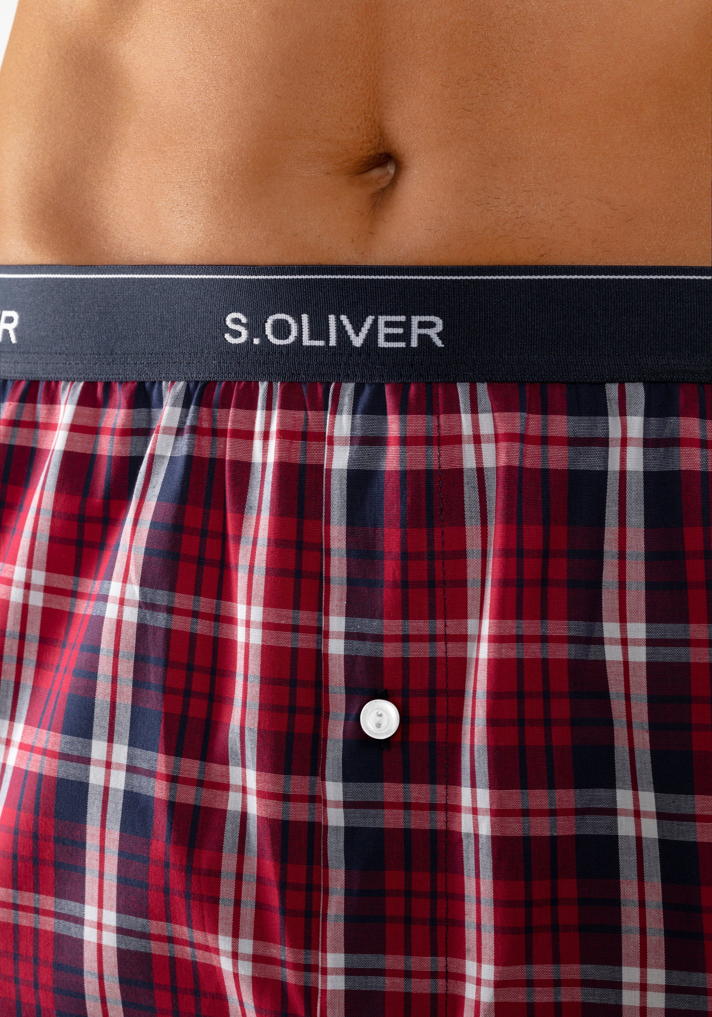 s.Oliver Webhose mit Markenlogo im Bund