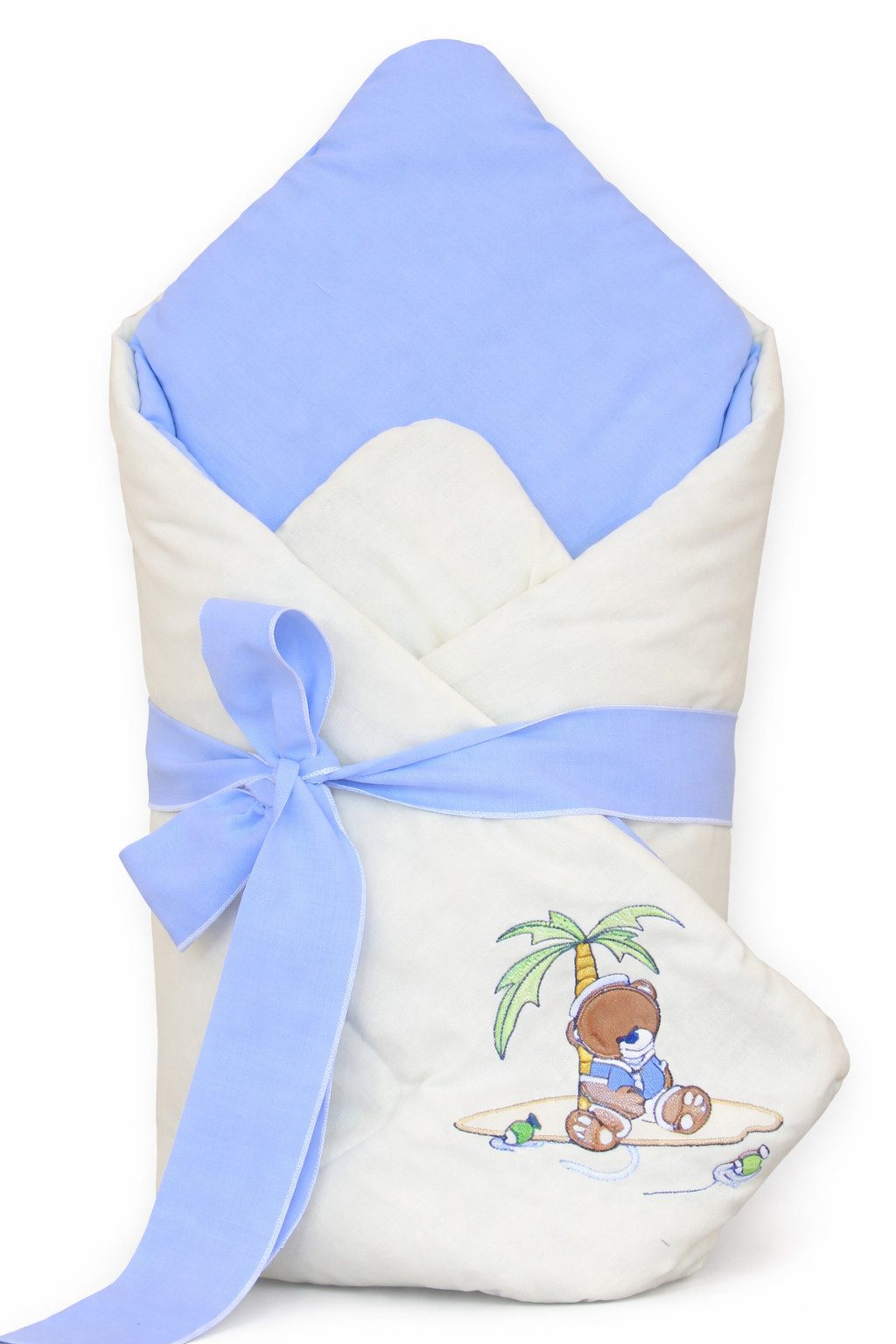 Einschlagdecke Babyhörnchen Babydecke Einschlagdecke Baumwolle, Baby-Delux, Kuscheldecke 80x80 cm verschiedene Designs