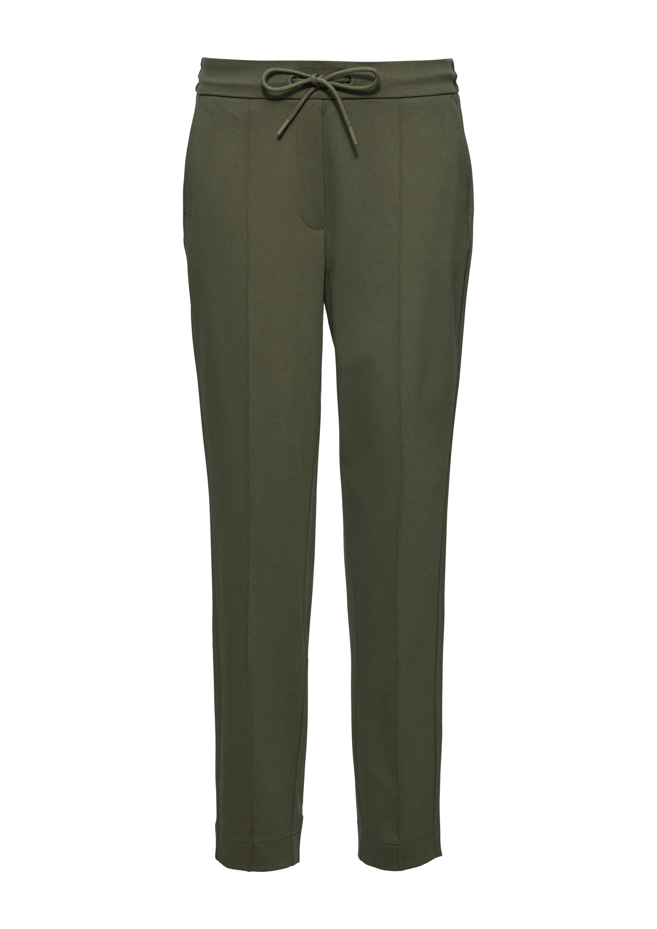 s.Oliver 7/8-Hose Hose Interlock-Jogpant in Twilloptik günstig online kaufen