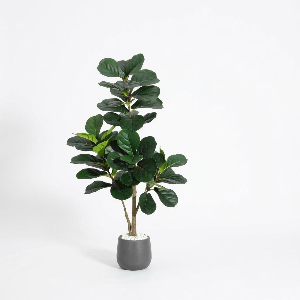 Kunstbaum Künstlicher Geigenblatt-Feigenbaum, Kunstpflanzen,künstlicher Baum, GarveeMore, Höhe 120 cm