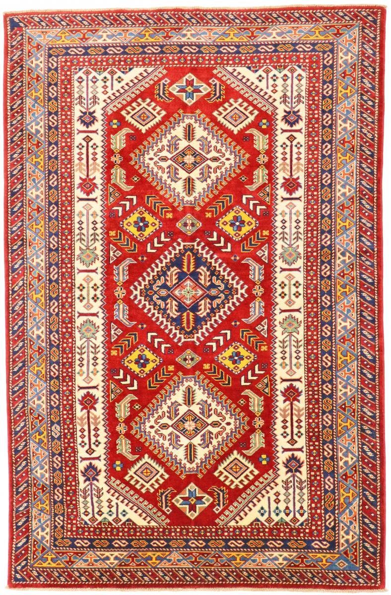 Orientteppich Afghan Shirvan 131x200 Handgeknüpfter Orientteppich, Nain Trading, rechteckig, Höhe: 12 mm
