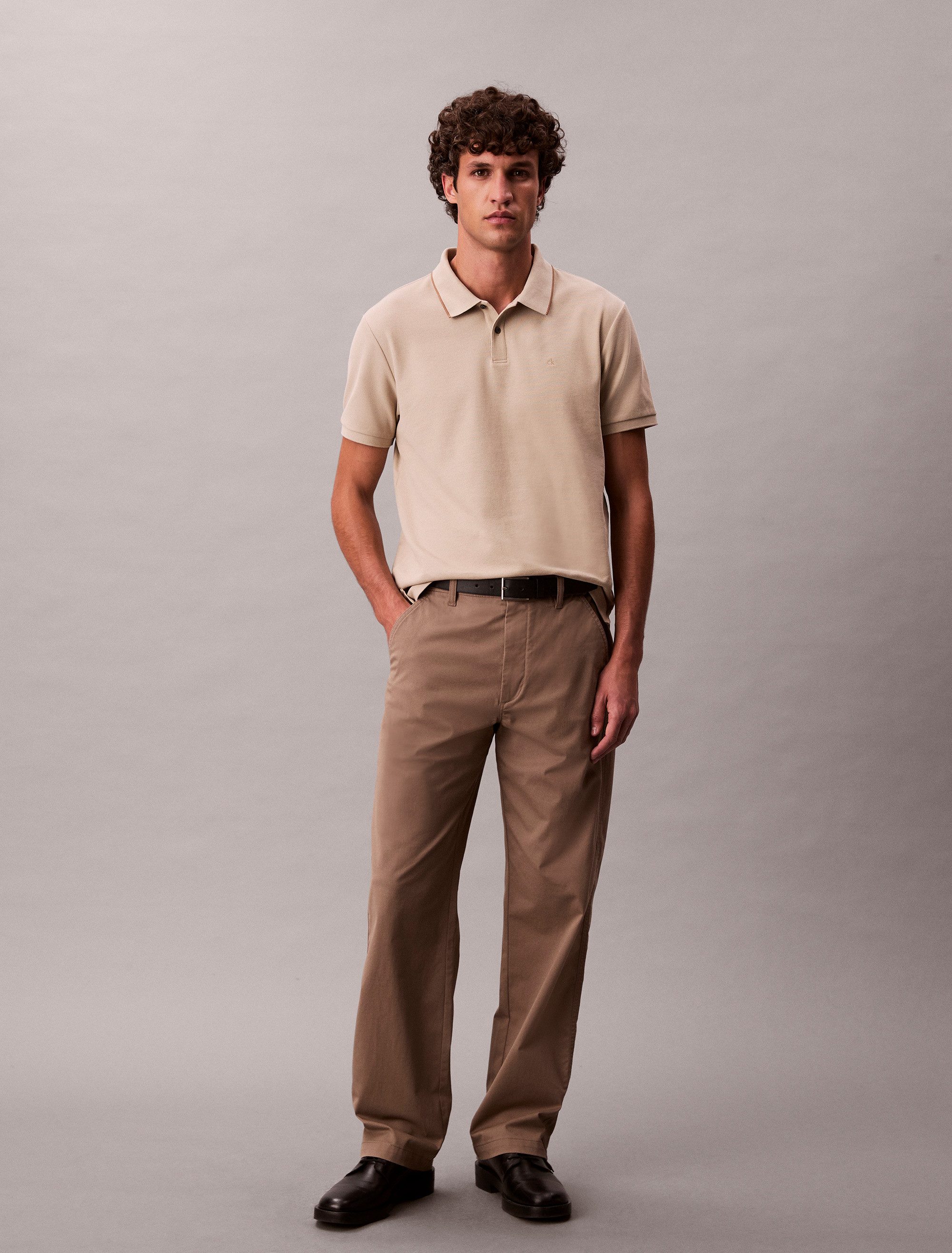 Calvin Klein Jeans Poloshirt SS RFND PQ TPPD CLSS Mit Rundhalsausschnitt – Bild 5 von 5