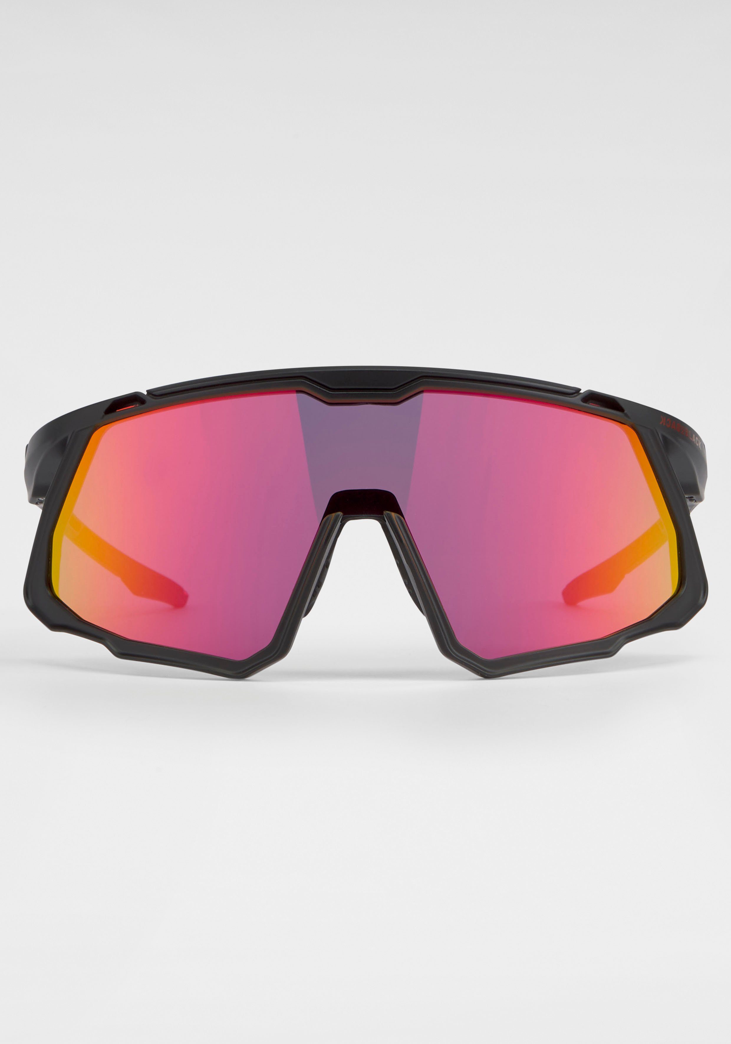 gebogene Eyewear BACK BLACK Form IN rot Sonnenbrille