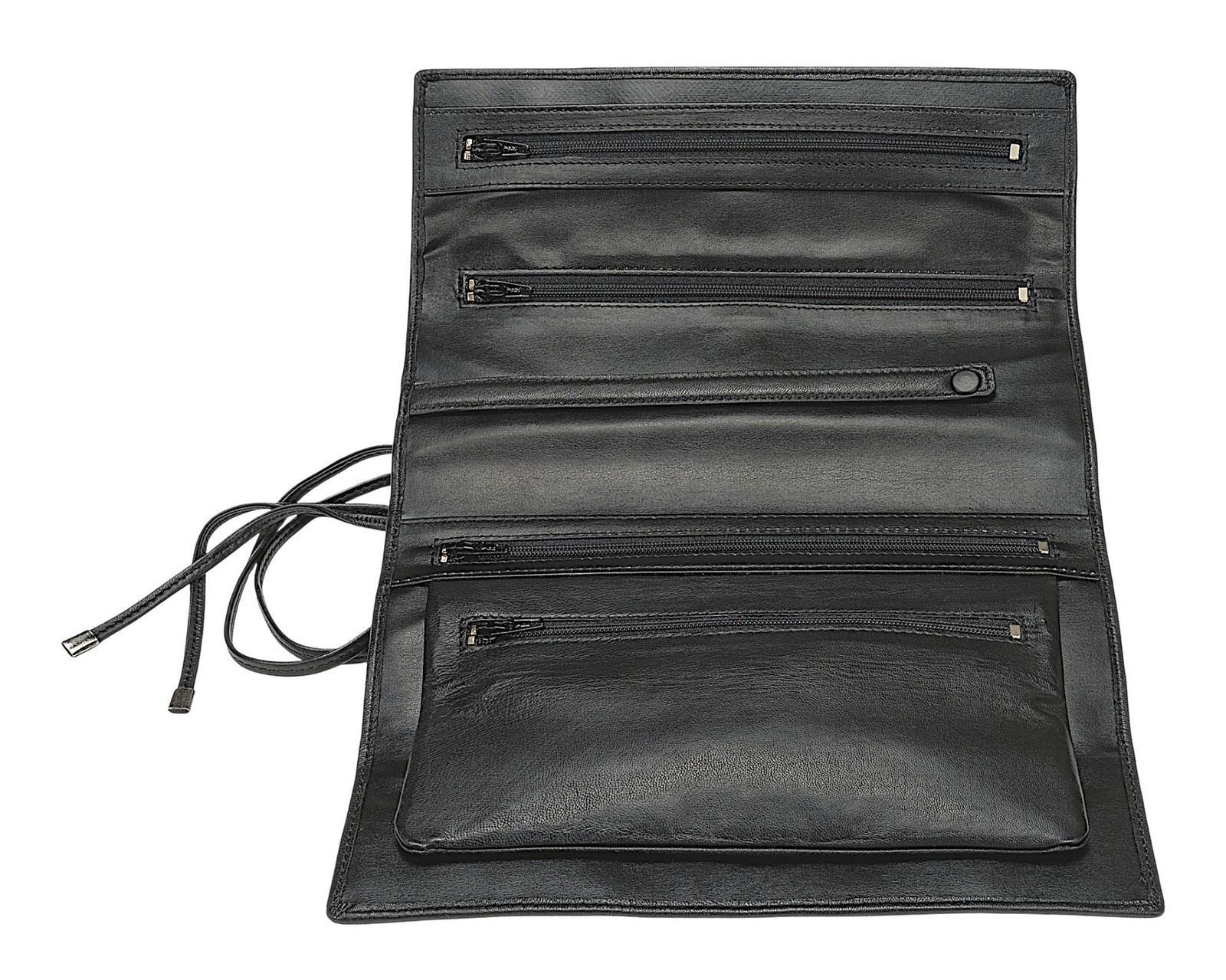 WINDROSE Schmuckkoffer Jewellery Roll, aus echtem Leder
