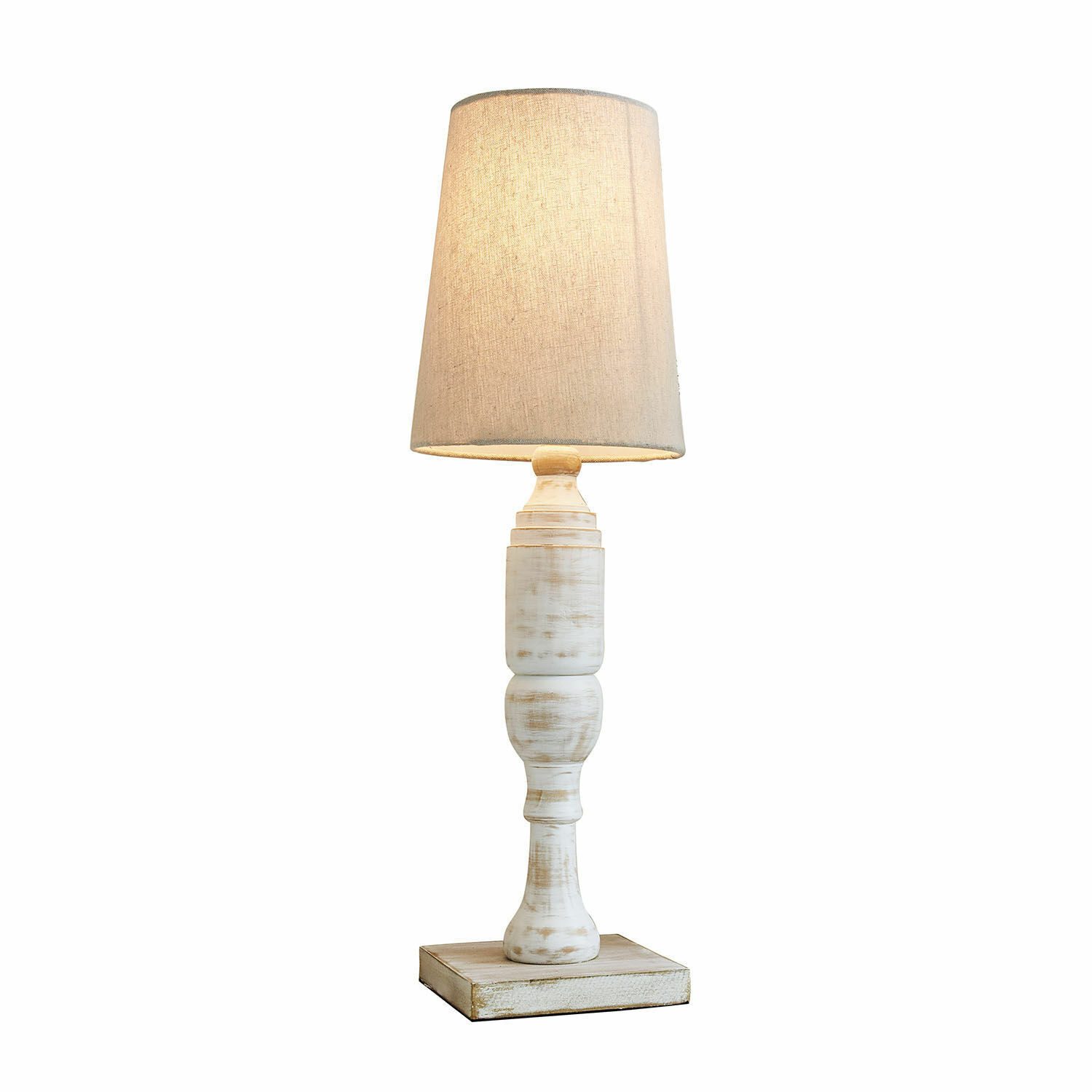 Mirabeau Tischleuchte Tischlampe Yernisto antikweiß