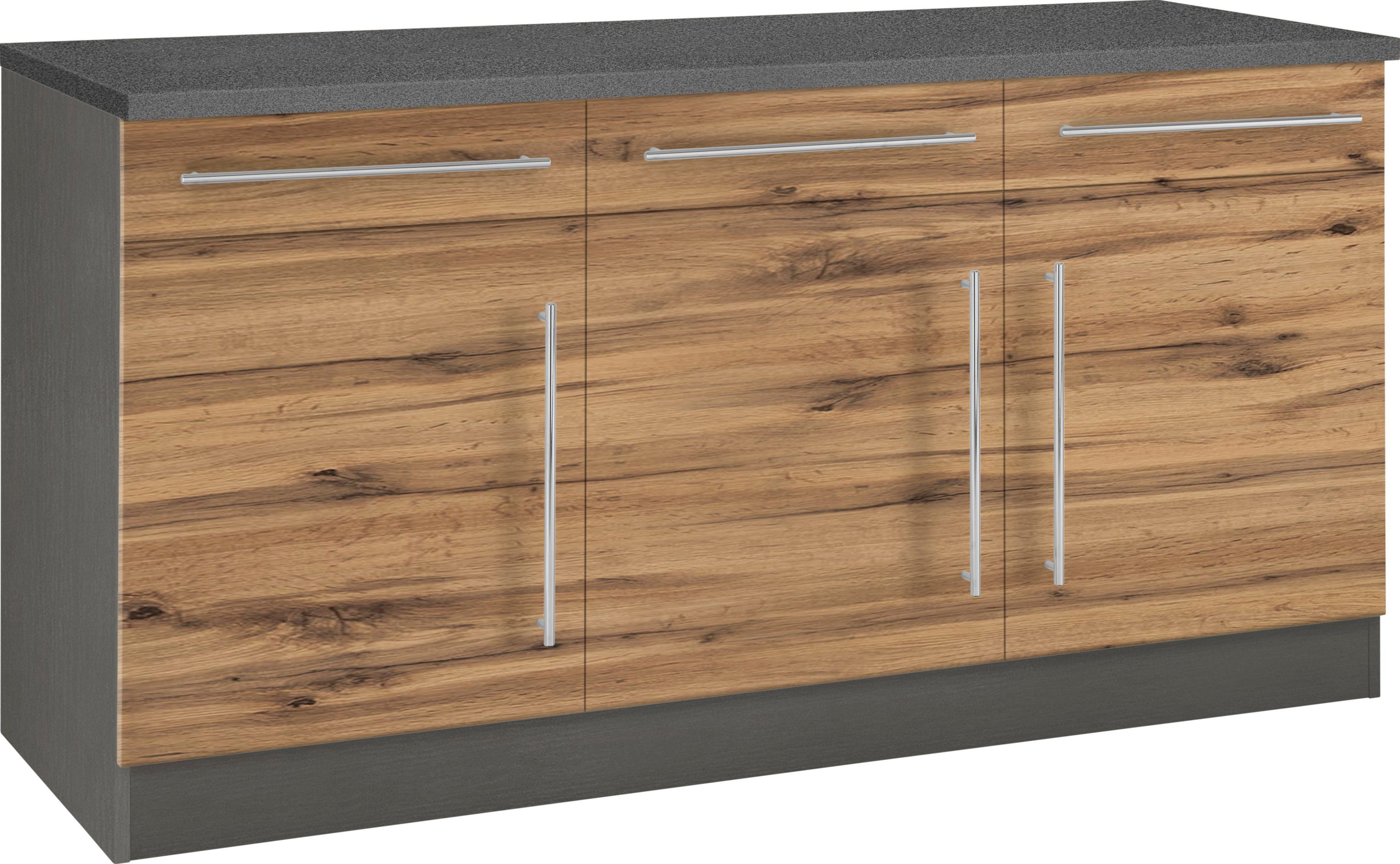 KOCHSTATION Unterschrank KS-Samos Breite 150 cm