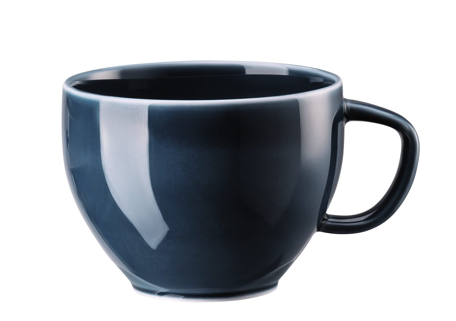Rosenthal Tasse Junto Ocean Blue Kombi-Obertasse 0,28 l, Porzellan, Tassen