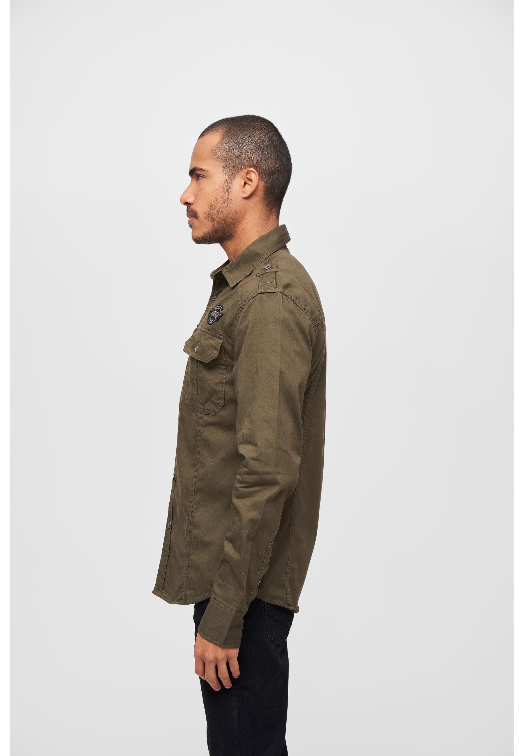 Brandit Langarmhemd Brandit Herren Luis Vintageshirt günstig online kaufen