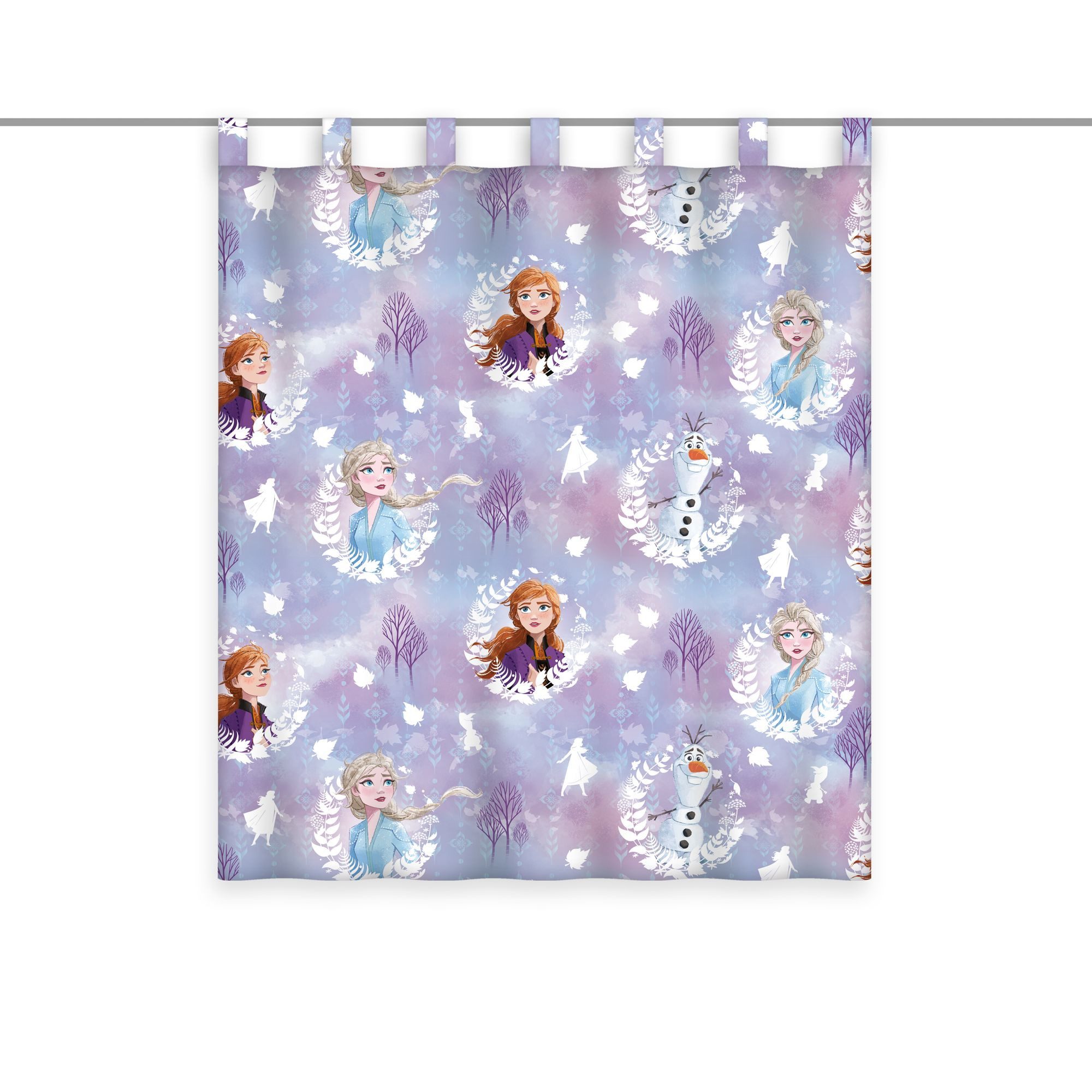 Herding Gardine Gardine Vorhang Fertiggardine Frozen Anna Elsa Olaf 140 x 1 günstig online kaufen