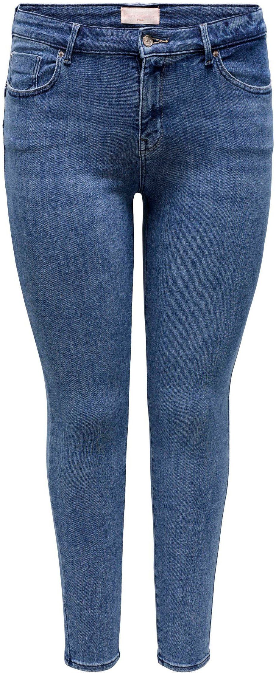 ONLY CARMAKOMA Skinny-fit-Jeans UP CARPOWER PUSH MID Vero NOOS REA2981 Moda SKINNY