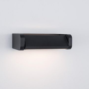 click-licht LED Außen-Wandleuchte LED Wandleuchte Volver in Schwarz 6W 480lm IP54, keine Angabe, Leuchtmittel enthalten: Ja, fest verbaut, LED, warmweiss, Aussenlampe, Aussenwandleuchte, Outdoor-Leuchte