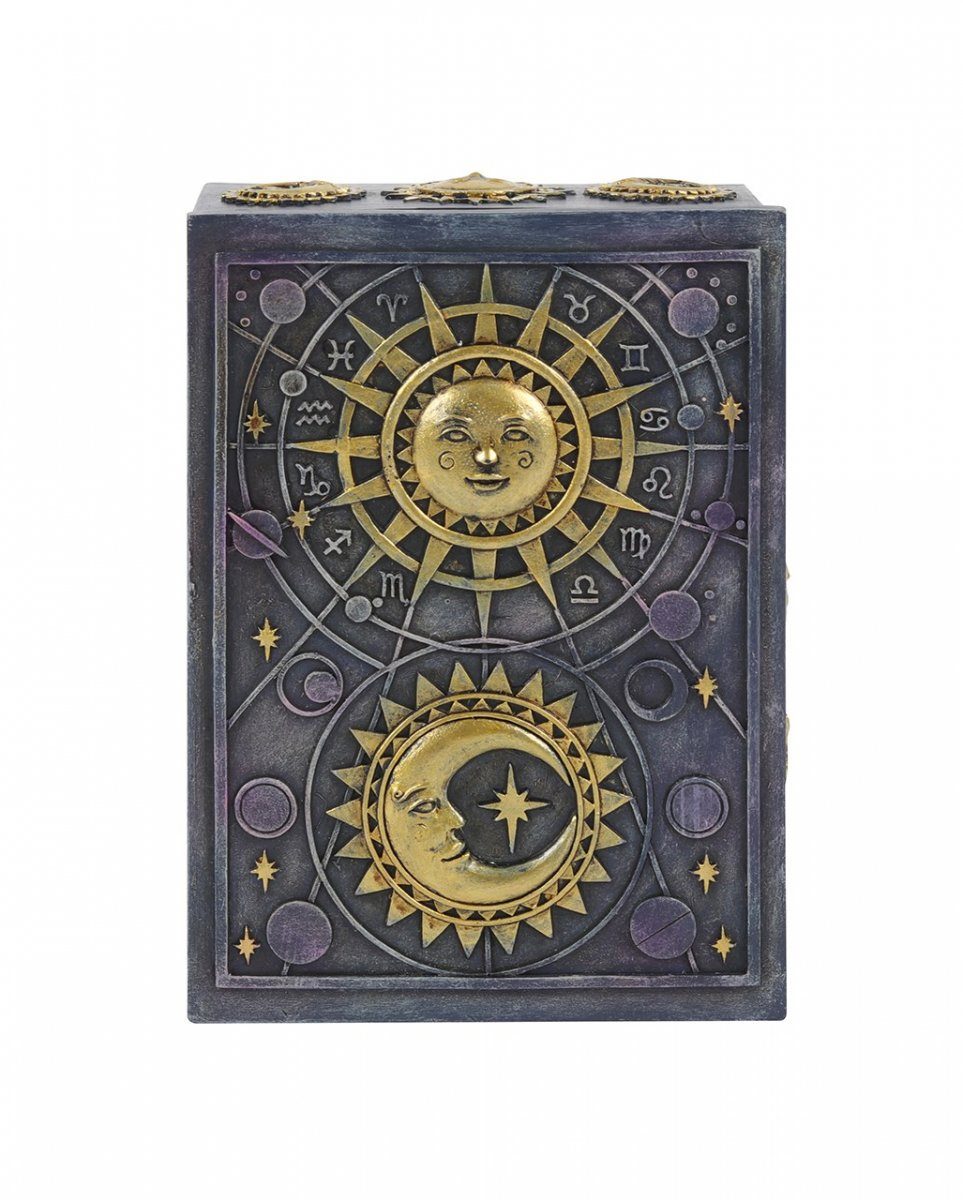 Horror-Shop Dekofigur Sonne & Mond Astrologie Box als wunderschönes Deko