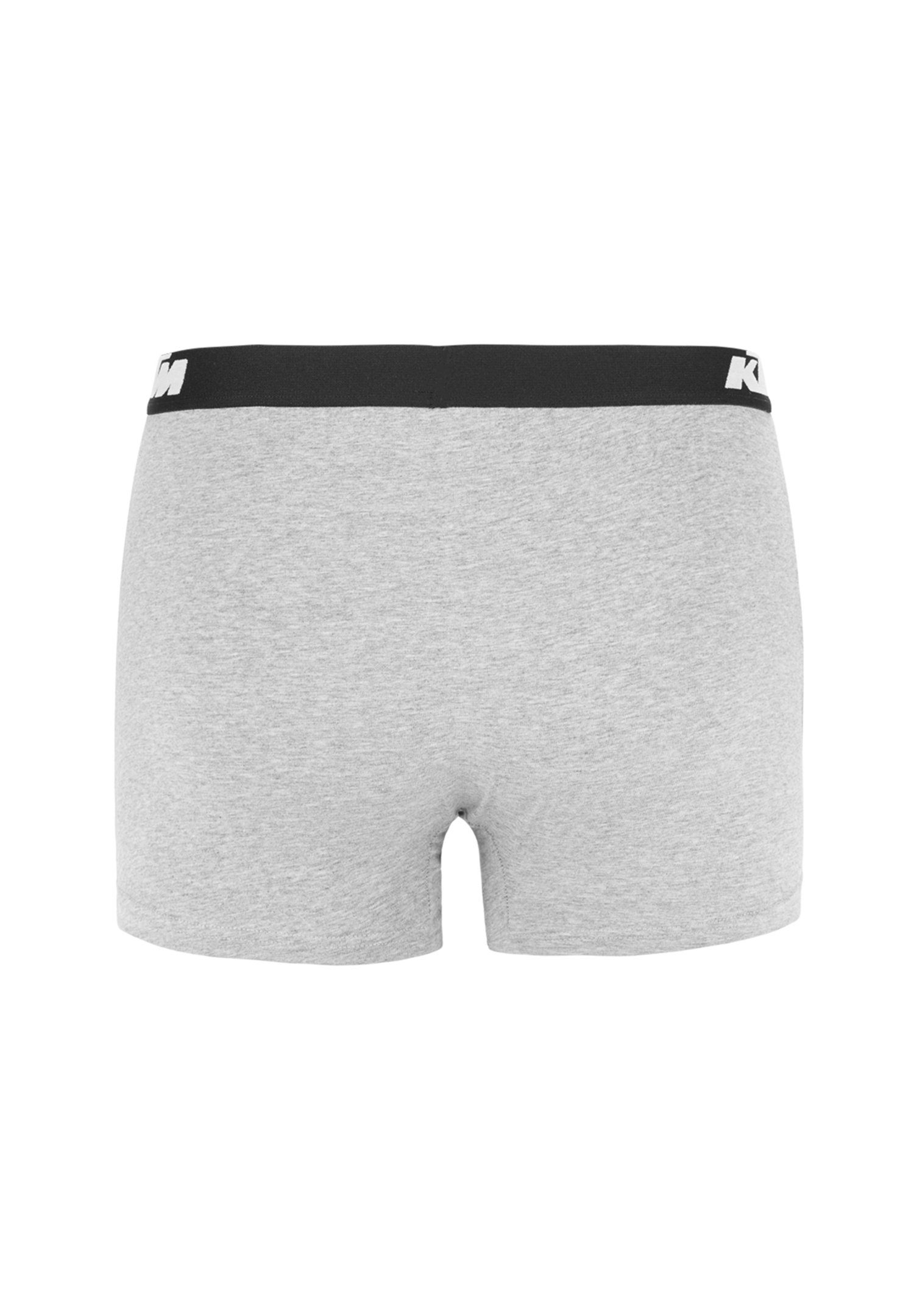 Cotton Grey Light KTM Pack Man Boxer Boxershorts (2-St) Orange X2 /