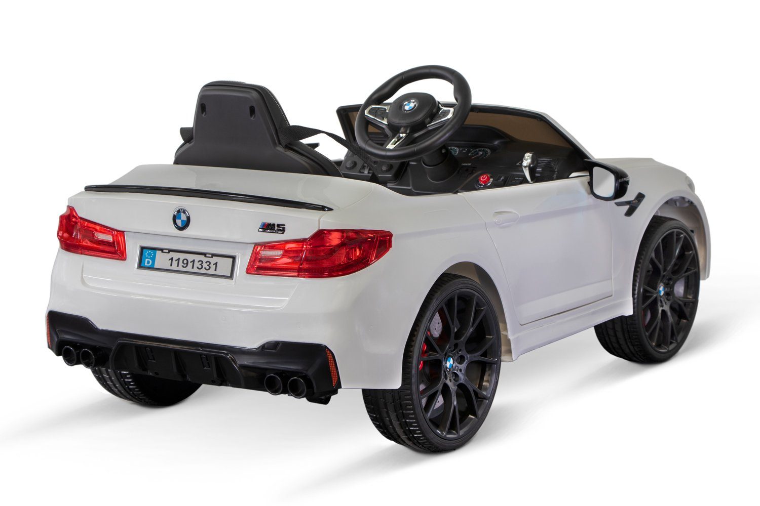 Smarty Elektro-Kinderauto Kidcars Elektro Kinderauto BMW M5 Weiss