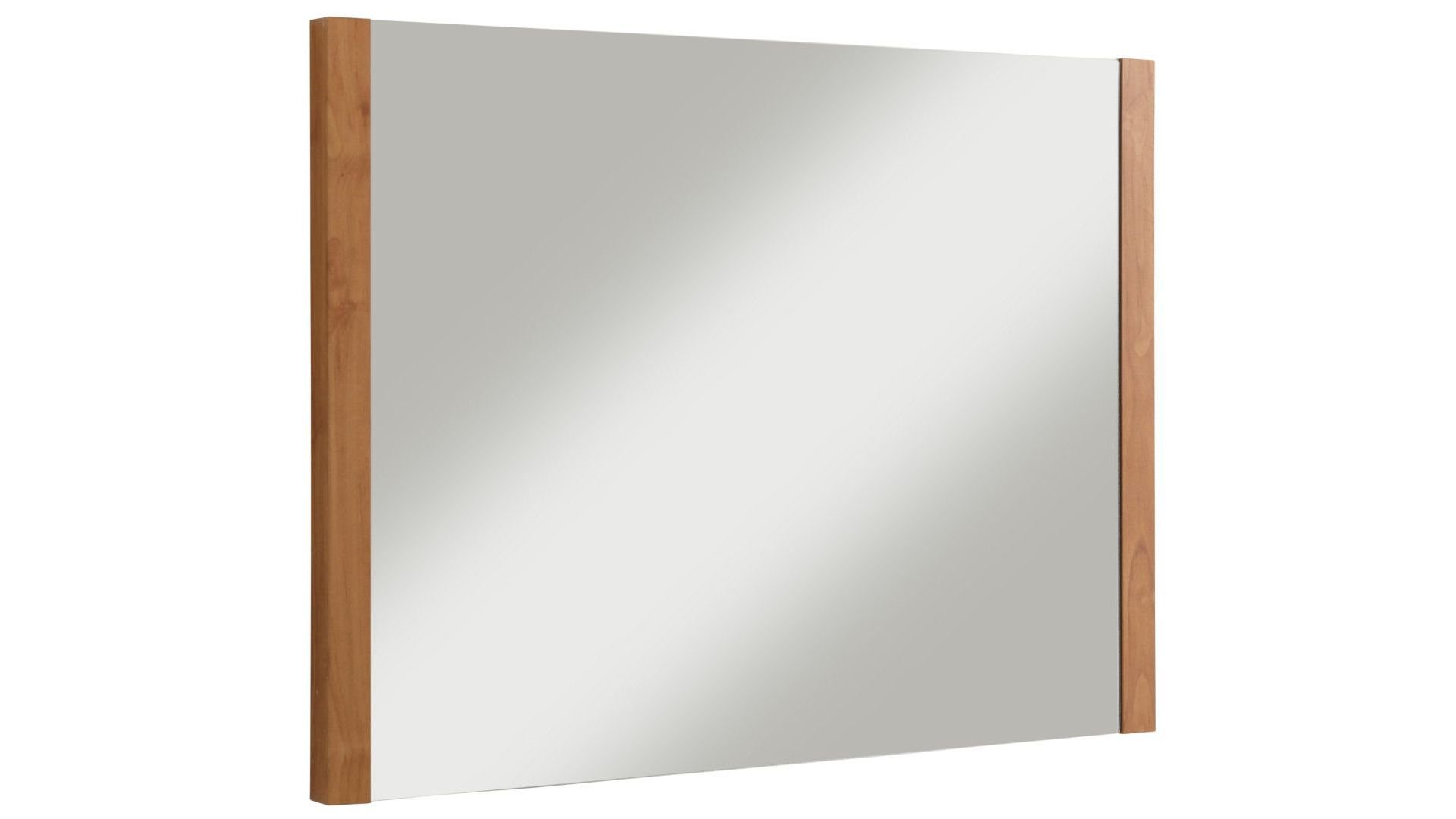 loft24 Wandspiegel Chicky, Hängespiegel, gerahmt, schöne Holzoptik in ahornfarben, 80x60 cm