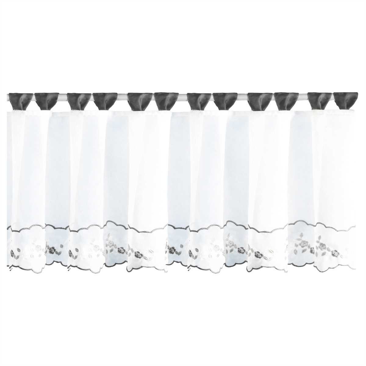 Arsvita Vorhang, Schlaufen, transparent, Voile, Bistrogardine günstig online kaufen
