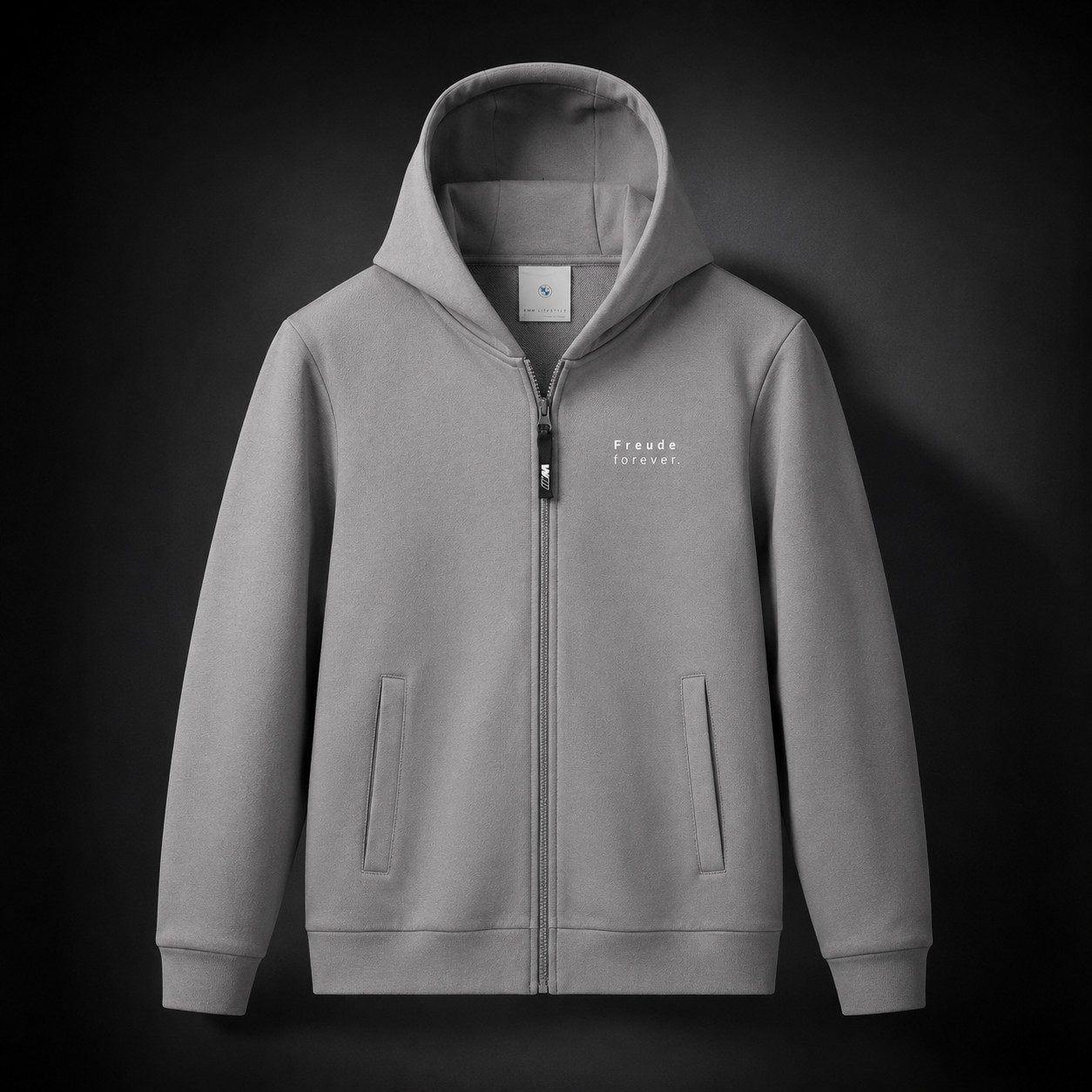 BMW Kapuzensweatjacke BMW Zip-Sweathoodie Logo Reverse Unisex Jacke Hoodie