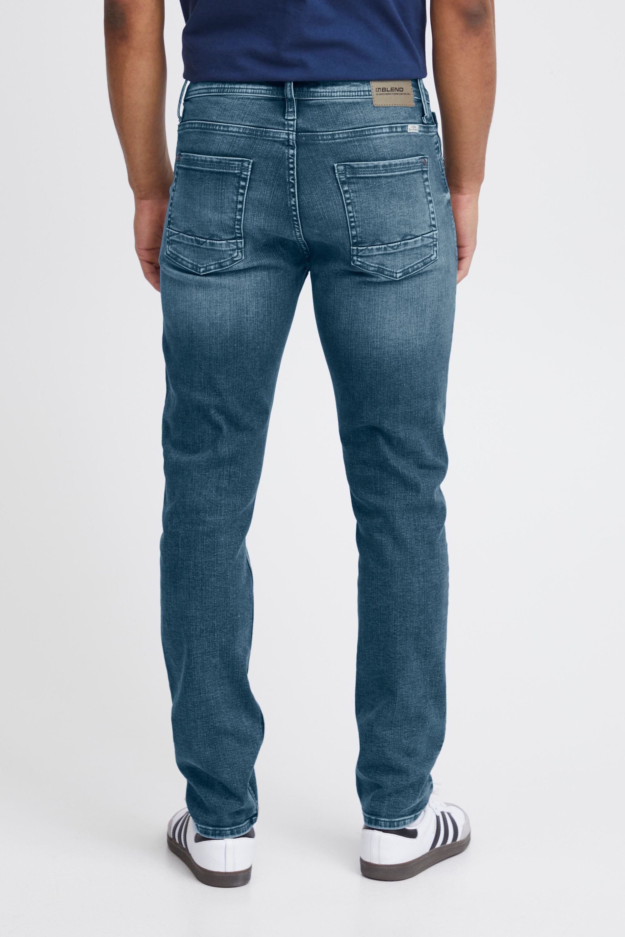 Blend 5-Pocket-Jeans BHJet Modische Slim-Fit-Jeans mit niedriger Bundhöhe und schmalem Bein