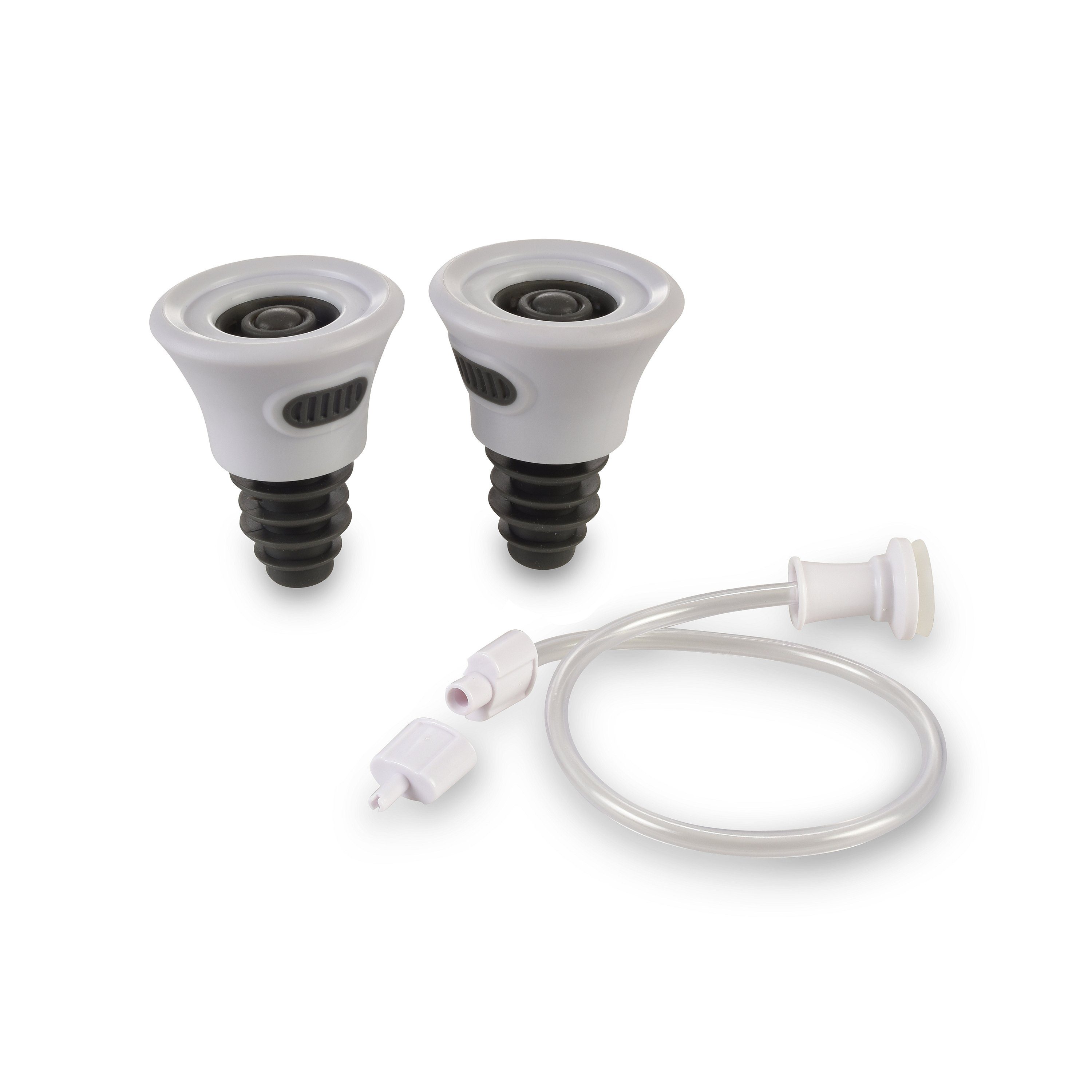 SOLIS OF SWITZERLAND Flaschenverschluss für Weinflaschen, 922.86, (2-tlg), geeignet für Vakuumierer, BPA frei