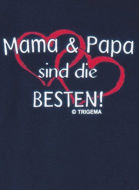 Trigema T-Shirt TRIGEMA T-Shirt Mama & Papa (1-tlg)