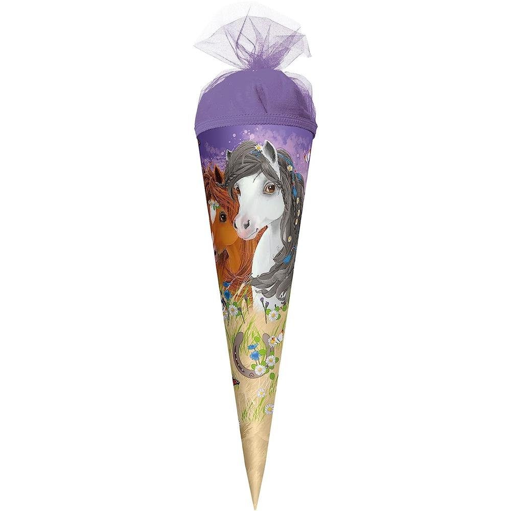 Schultüte Blumenpferde