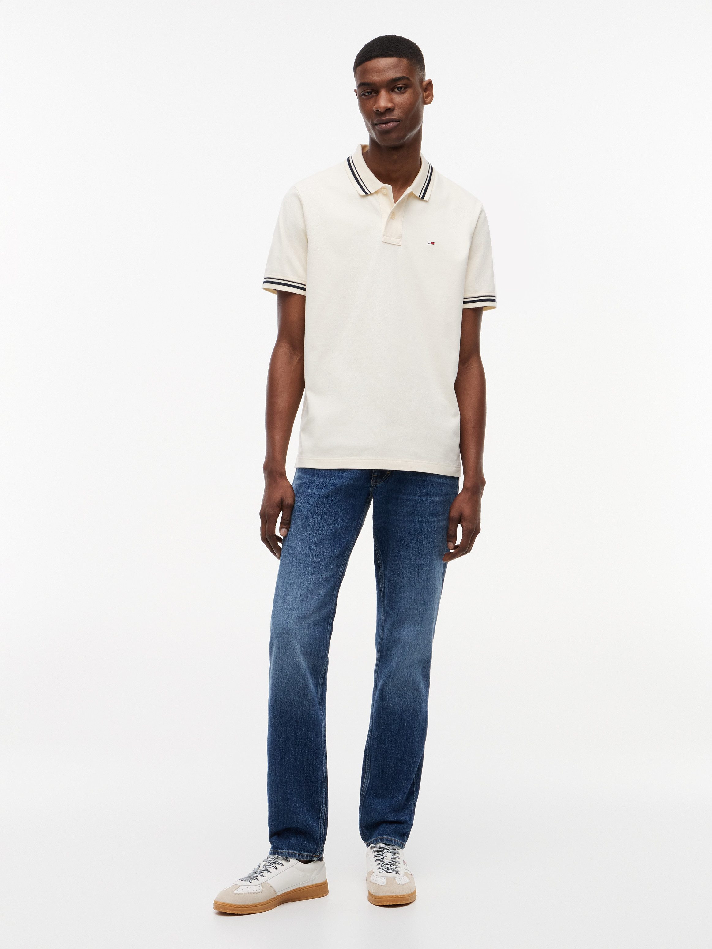Tommy Jeans Poloshirt TJM REGULAR TIPPED Regular fit mit Polokragen – Bild 4 von 5