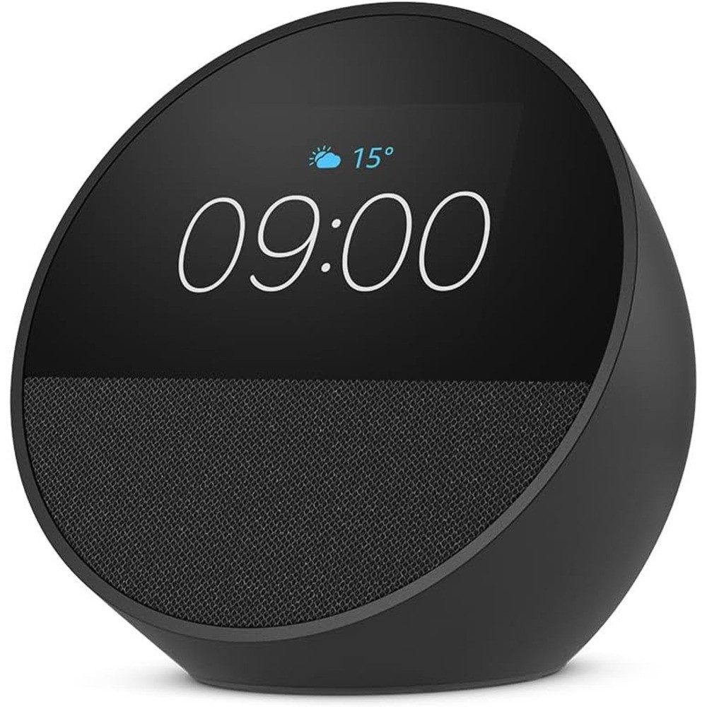 Amazon Der neue Echo Spot (2024), smarter Wecker mit sattem Klang und Alexa BluetoothLautsprecher
