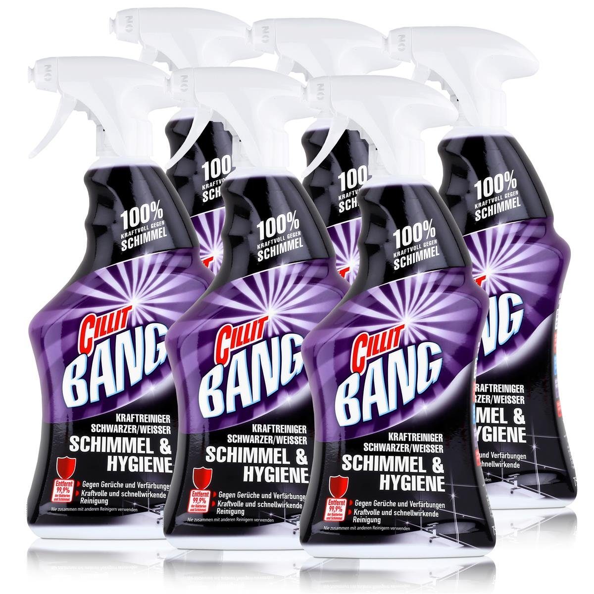 CILLIT BANG Cillit Bang Kraftreiniger Schimmel & Hygiene 750ml (6er Pack) Badreiniger