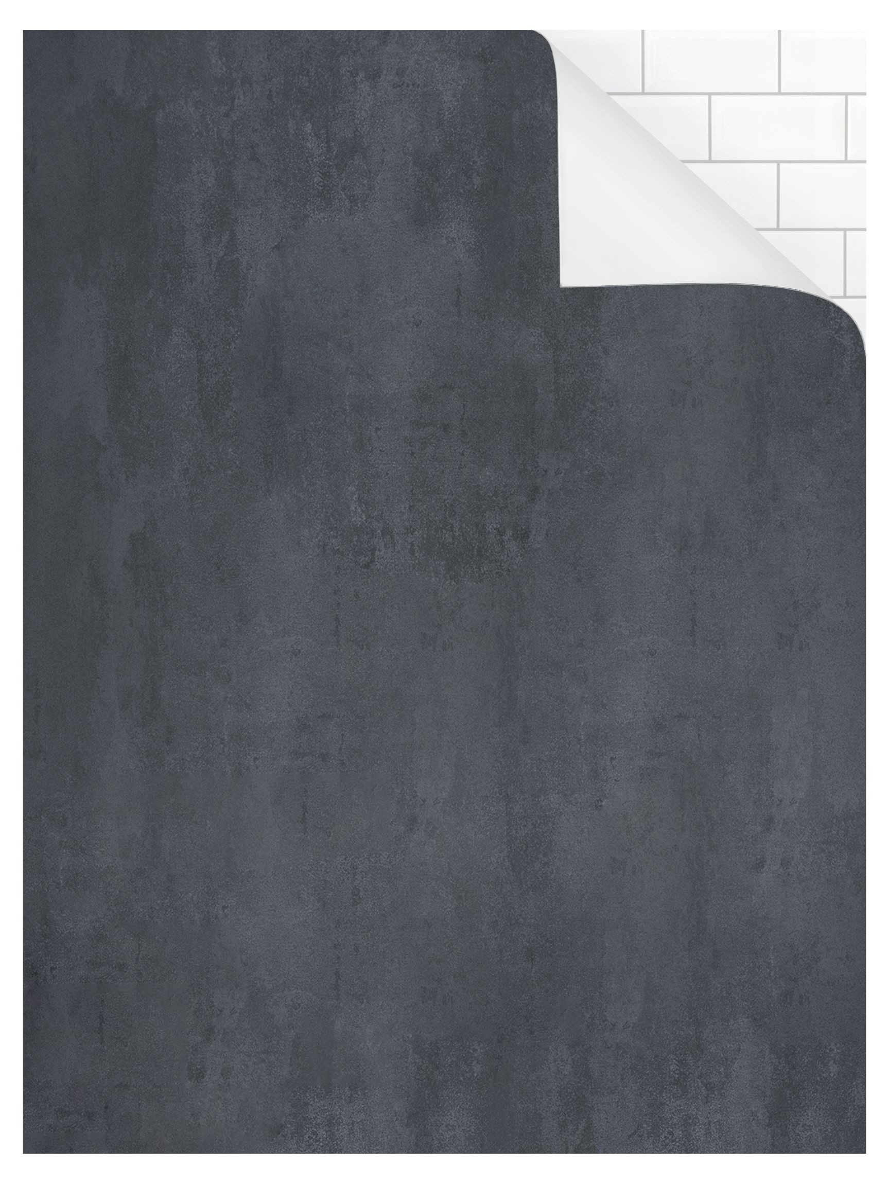 Bilderdepot24 Duschrückwand Betonoptik grau Duschrückwand ohne Bohren Steinoptik, (0,61 mm starke Folie selbstklebend Wandpaneele Dusche versch. Größen), fugenlose & wasserfeste Motiv Rückwand Wandverkleidung für Duschkabine