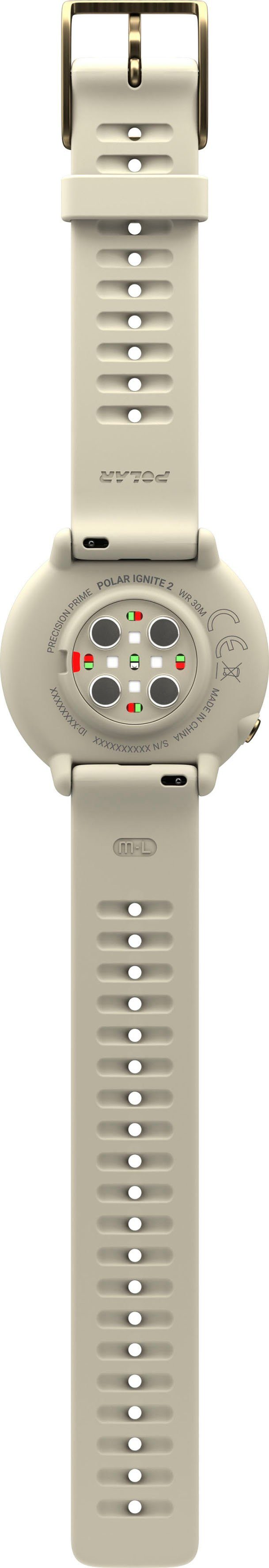 Polar Ignite 2 GPS-Fitnessuhr, Größe S-L Smartwatch (Proprietär)