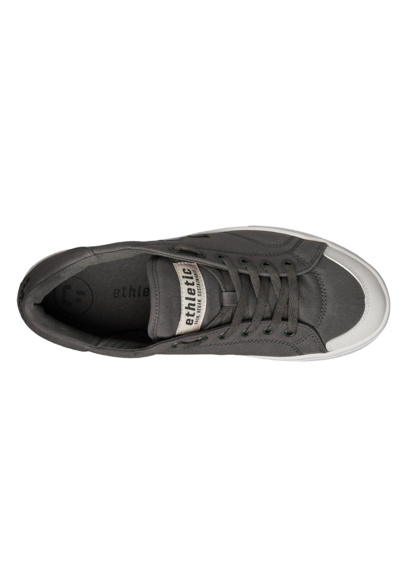 ETHLETIC Active Lo Cut Produkt Grey Sneaker Black - Fairtrade Jet Donkey
