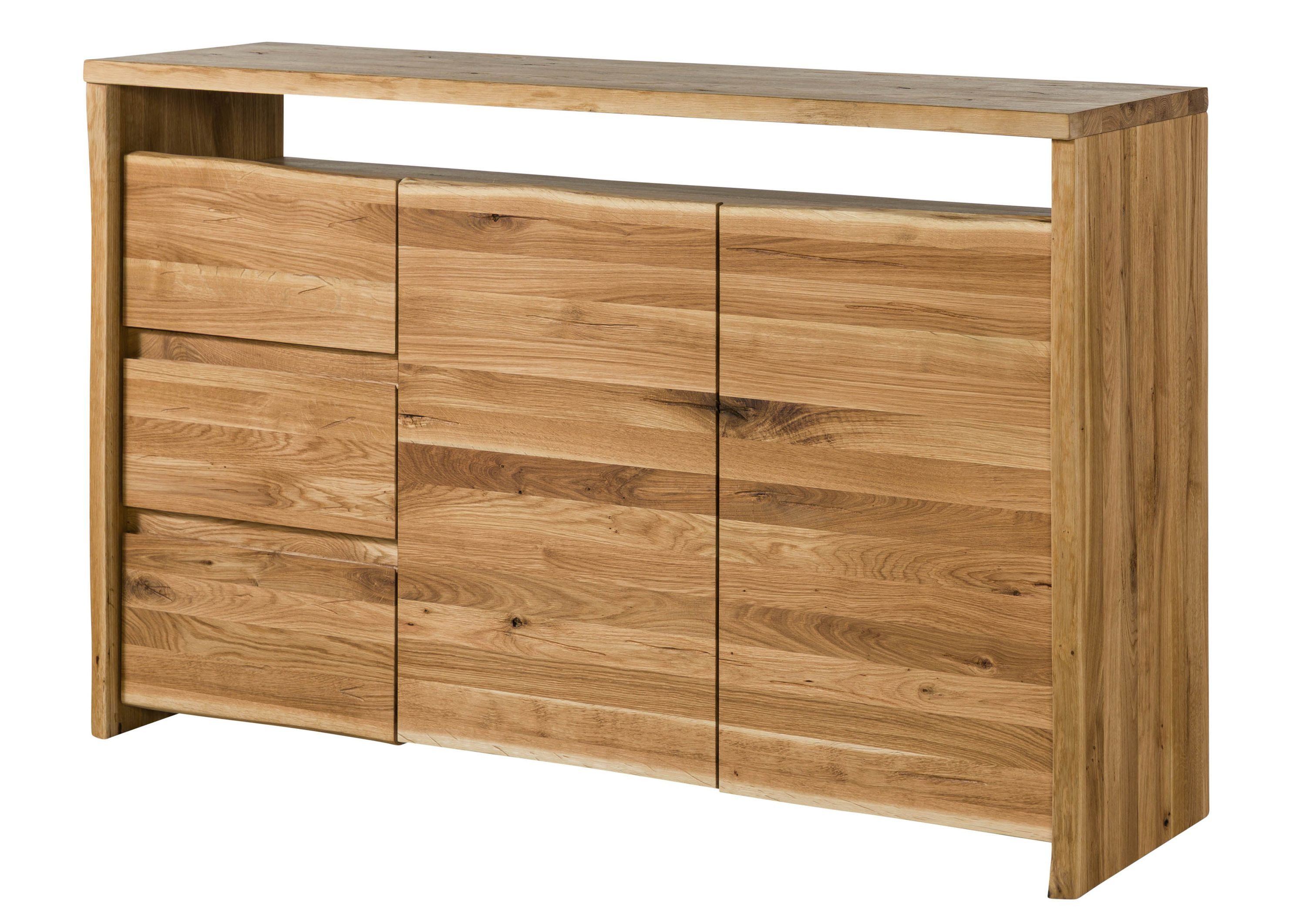 Massivmoebel24 Sideboard PURE OAK (Massivholz), Sideboard Wildeiche 150x45x96 natur geölt PURE OAK #104