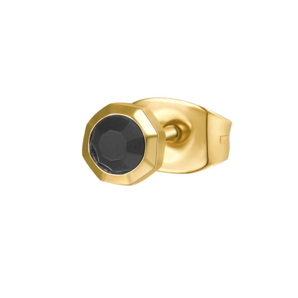 Brosway Ohrring-Set Gold-plated single earrings with crystal Ink BIK26