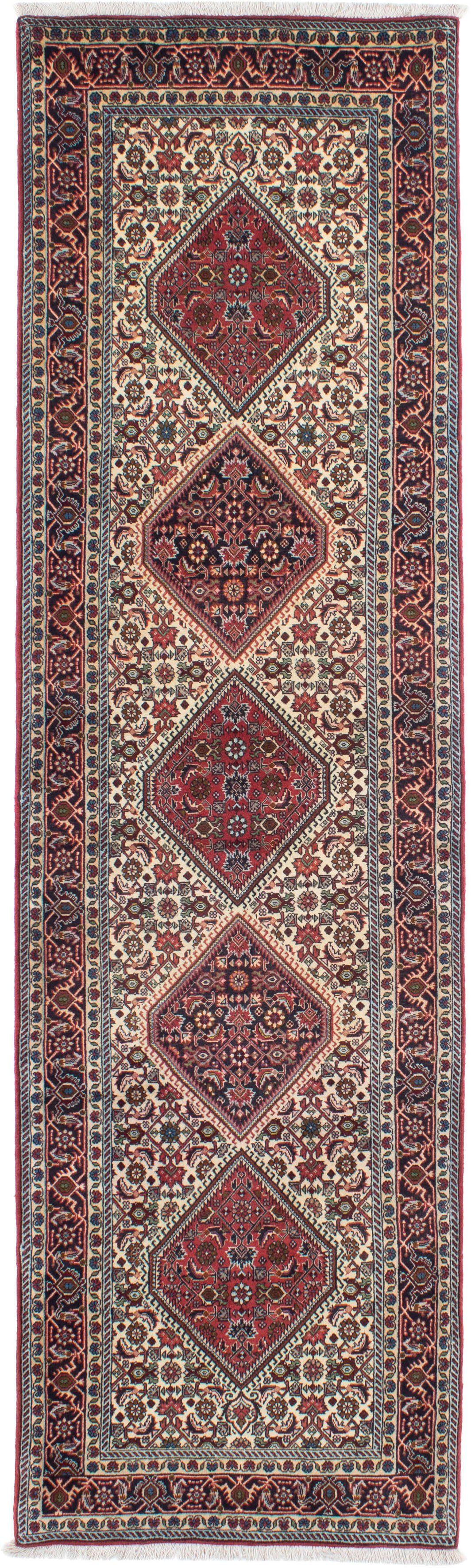 Orientteppich Perser Wohnzimmer, - Zertifikat mm, Bidjar mehrfarbig, cm rechteckig, morgenland, - - mit Einzelstück 300 x 83 Höhe: 15 Handgeknüpft