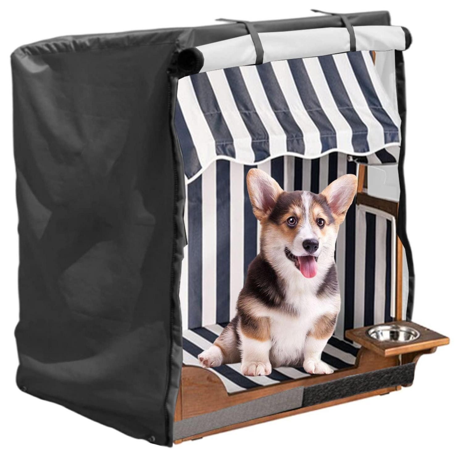 LuxusKollektion Strandkorb-Schutzhülle Hundestrandkorb Schutzhülle wasserdicht (1-St)