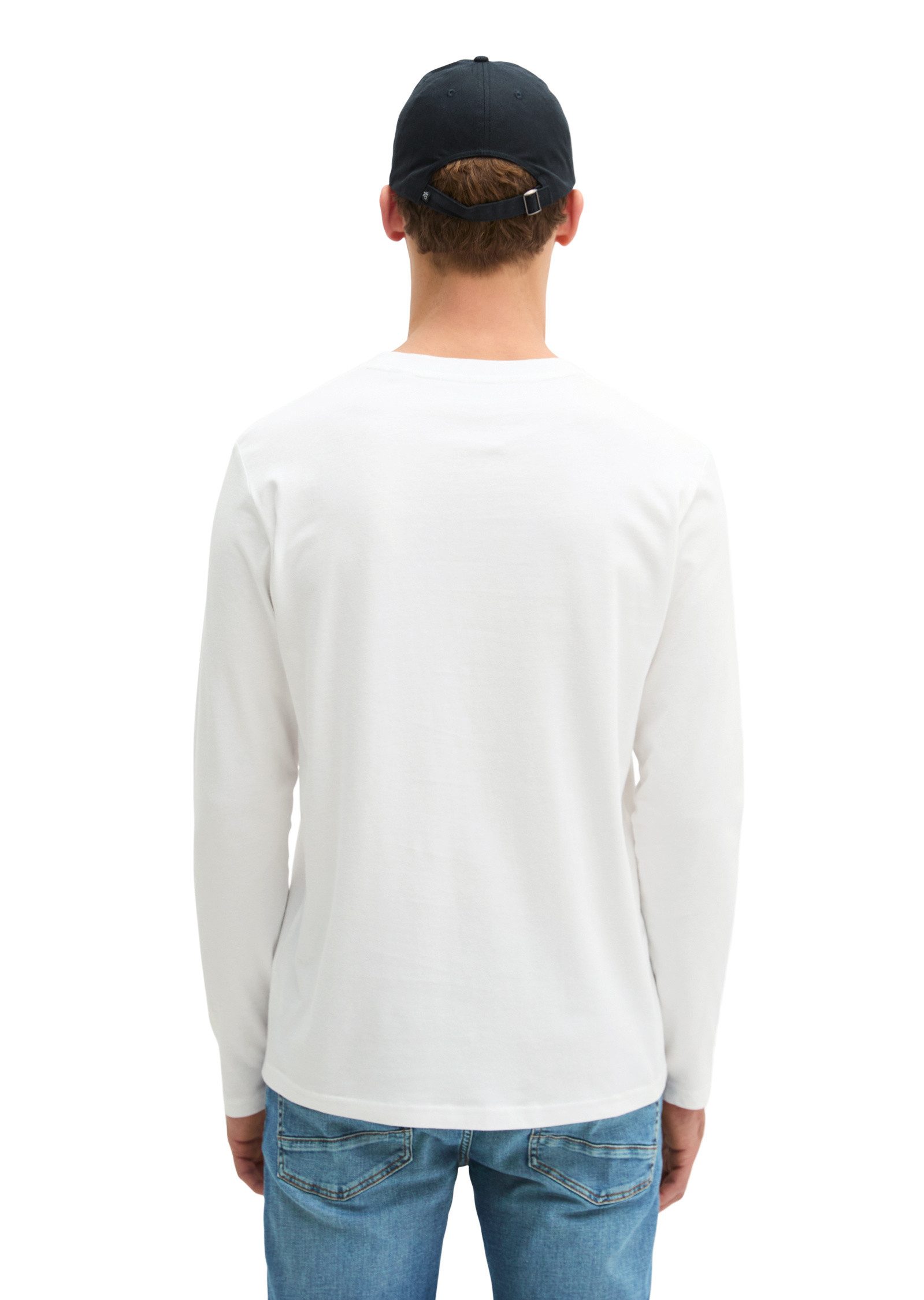 Marc O'Polo Langarmshirt aus reiner Bio-Baumwolle