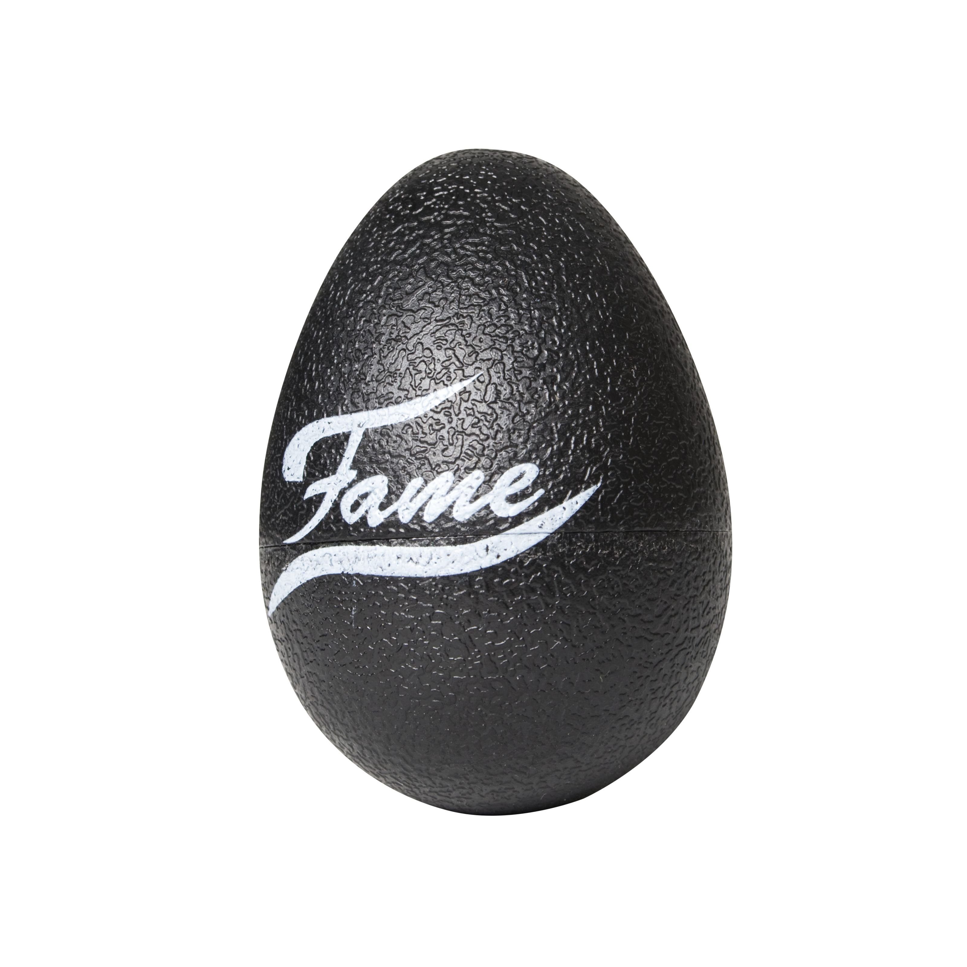 FAME Shaker,Egg Shaker Schwarz Kompakter Kunststoff Harmonischer Klang Ideal für Percussion-Setups Schulen Kindergärten Drum-Zirkel Passt in Jackentasche, Percussion, Shaker, Egg Shaker, Kunststoff, harmonischer Klang