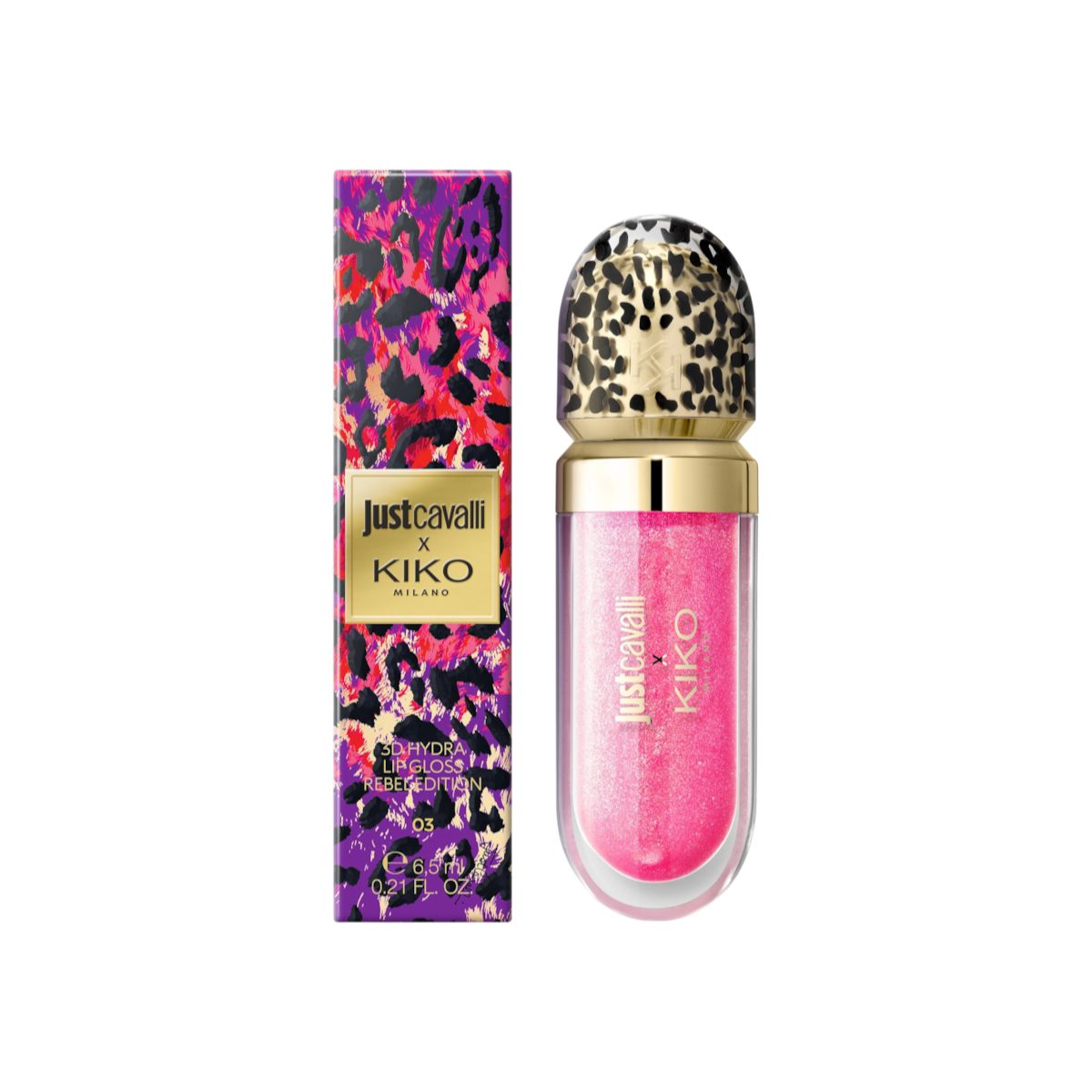 KIKO Milano Lippenstift JUST CAVALLI X KIKO MILANO 3D HYDRA LIP GLOSS REBEL EDITION