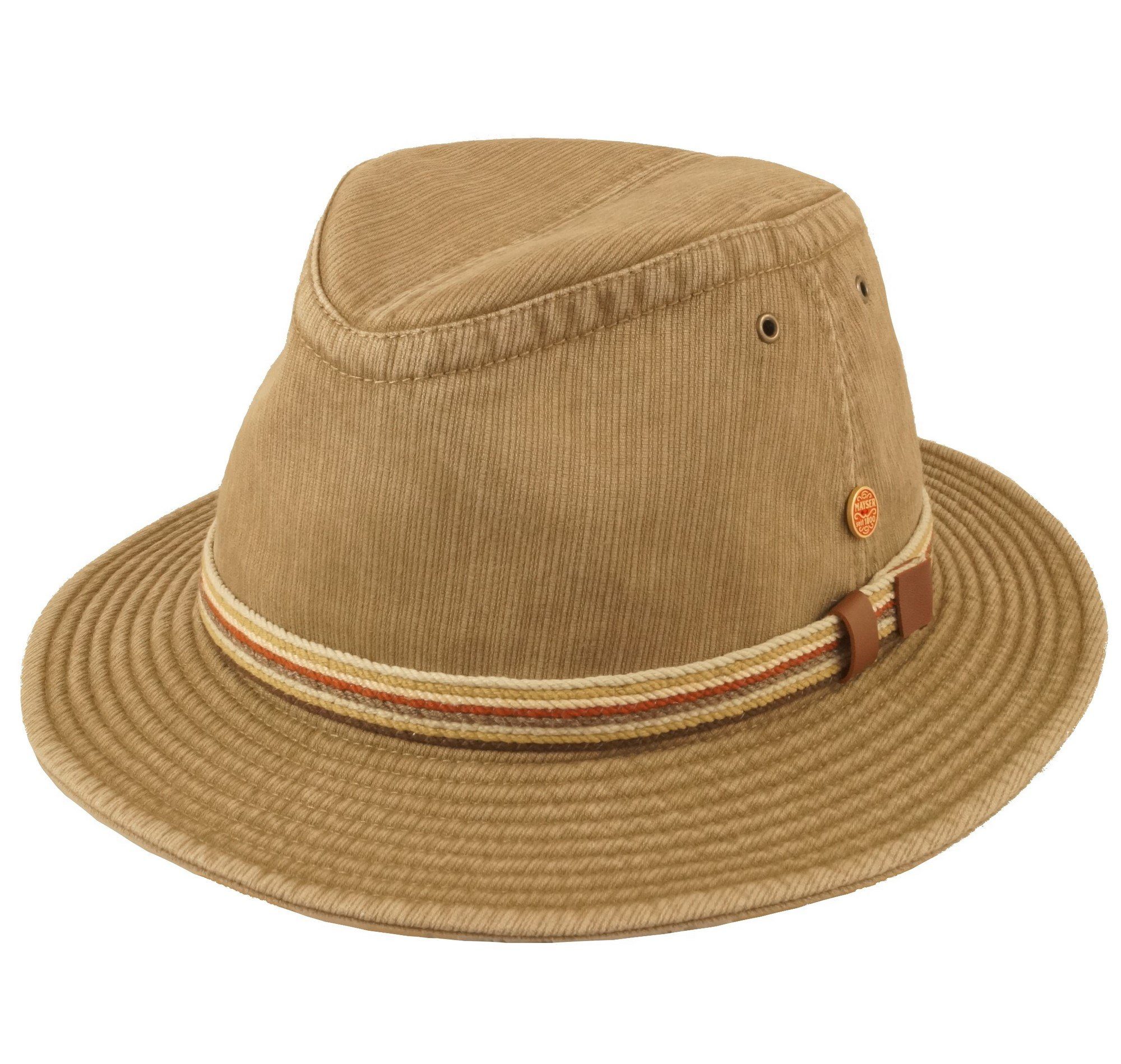 Mayser Trilby Mayser UV80 Outdoorhut Menowin Rollbar,Waschbar Khaki