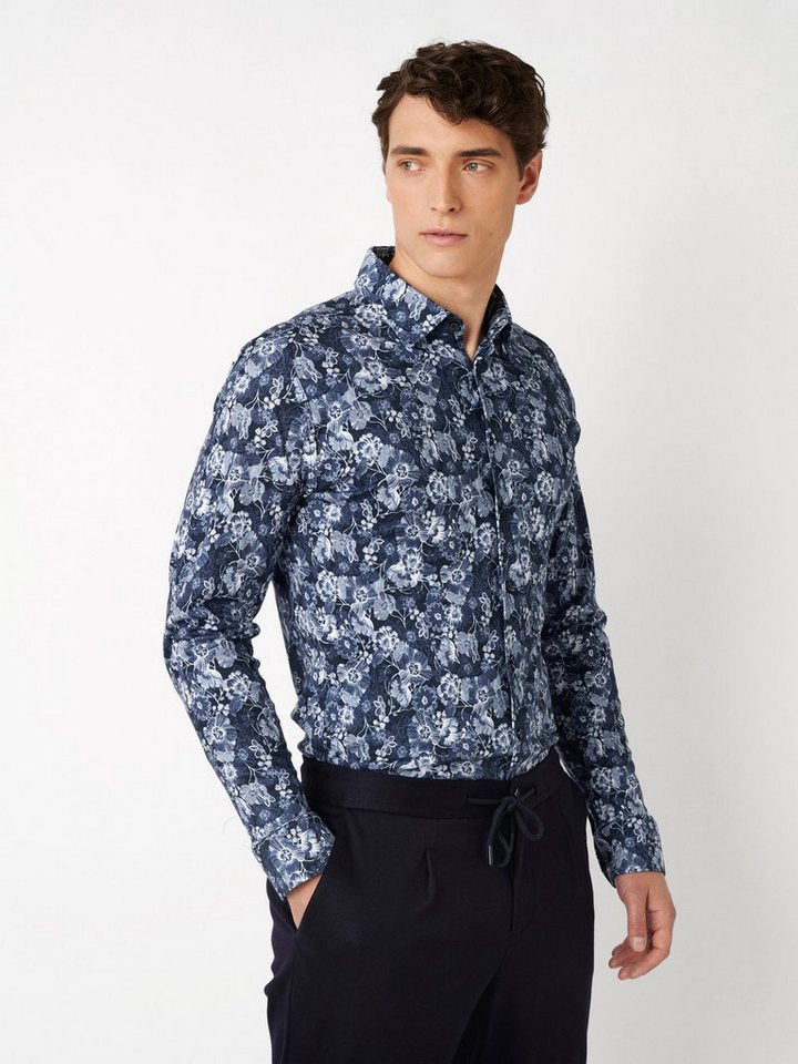 DESOTO Langarmhemd Jersey Casual Kent