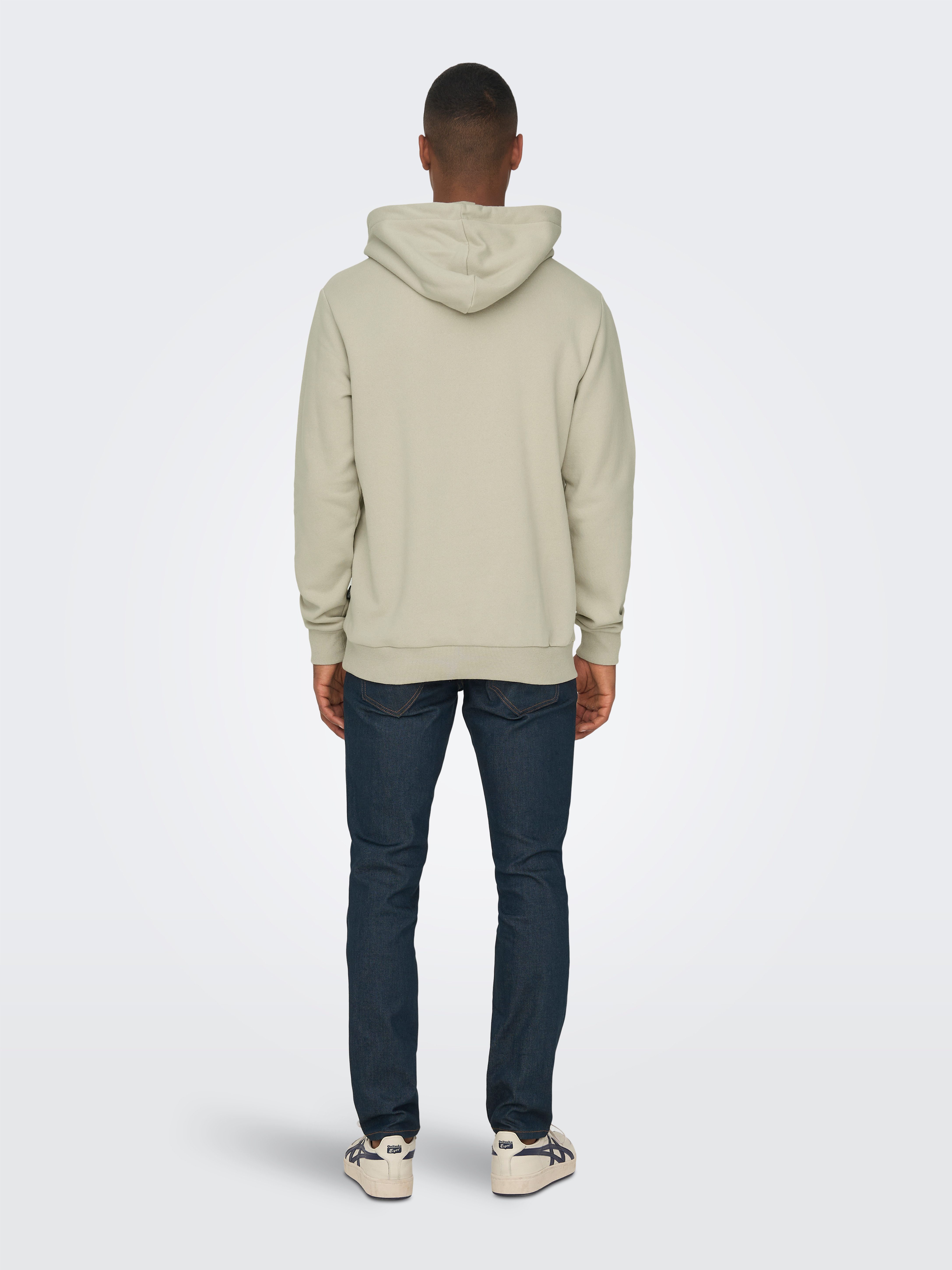 ONLY & SONS Kapuzensweatshirt ONSCERES HOODIE SWEAT NOOS Baumwollmischung, regular fit