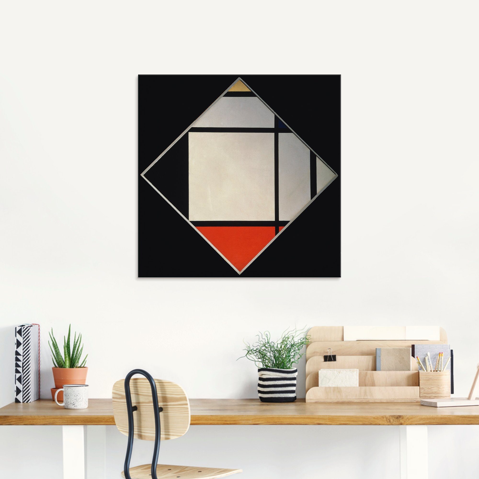 Artland Glasbild Rhombus II., Muster (1 St), in verschiedenen Größen