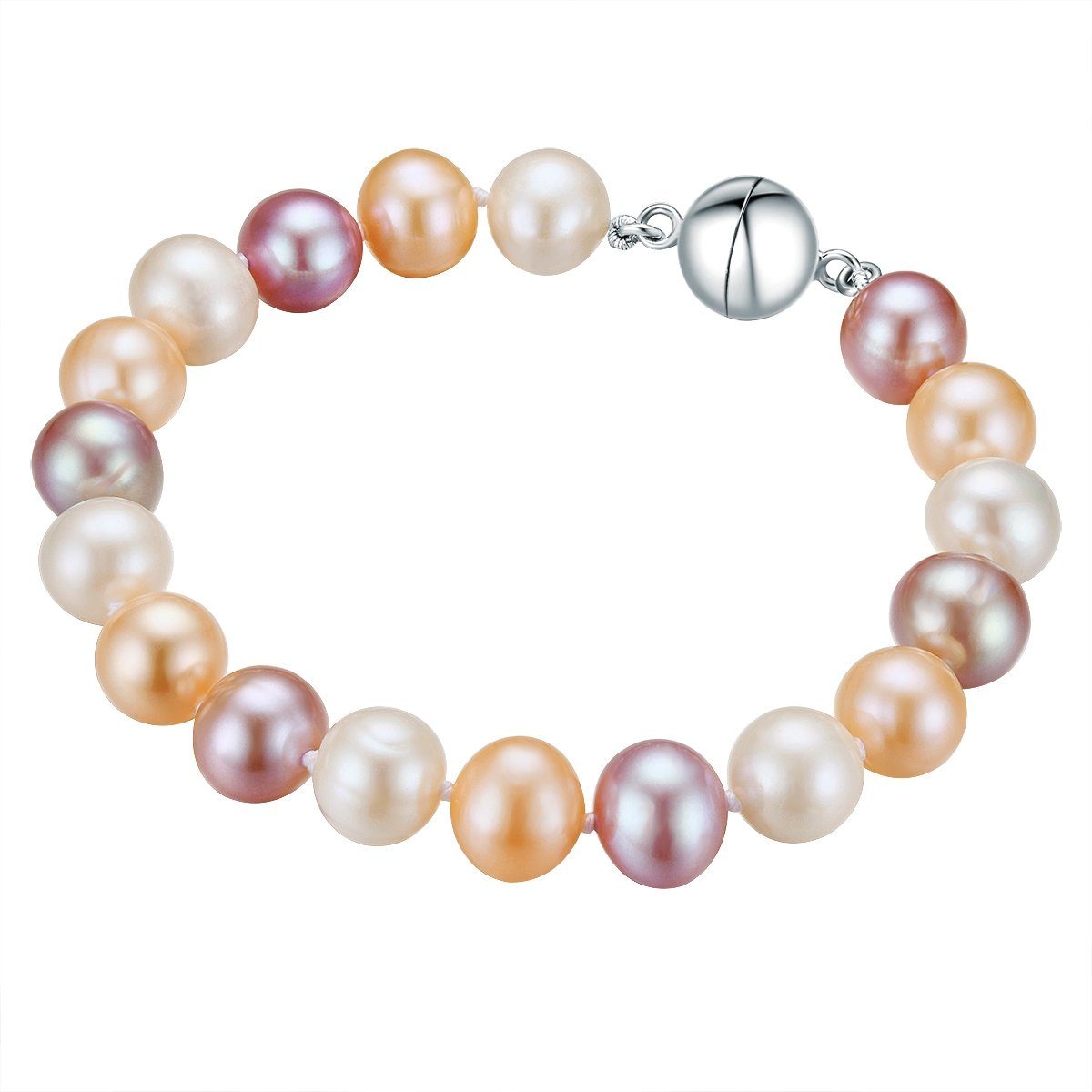 Valero Pearls Perlenarmband silber, mit Süßwasser-Zuchtperlen günstig online kaufen