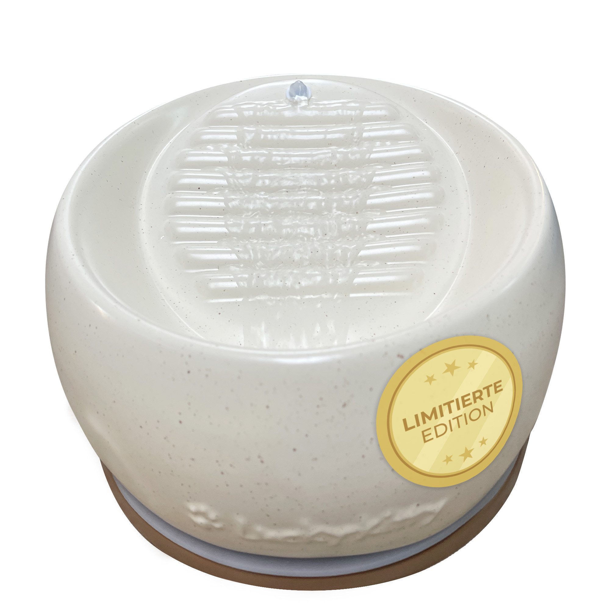 Lucky-Kitty Trinkbrunnen 1,5L Trinknapf LUXE aus Keramik mit Pumpe und Akti günstig online kaufen