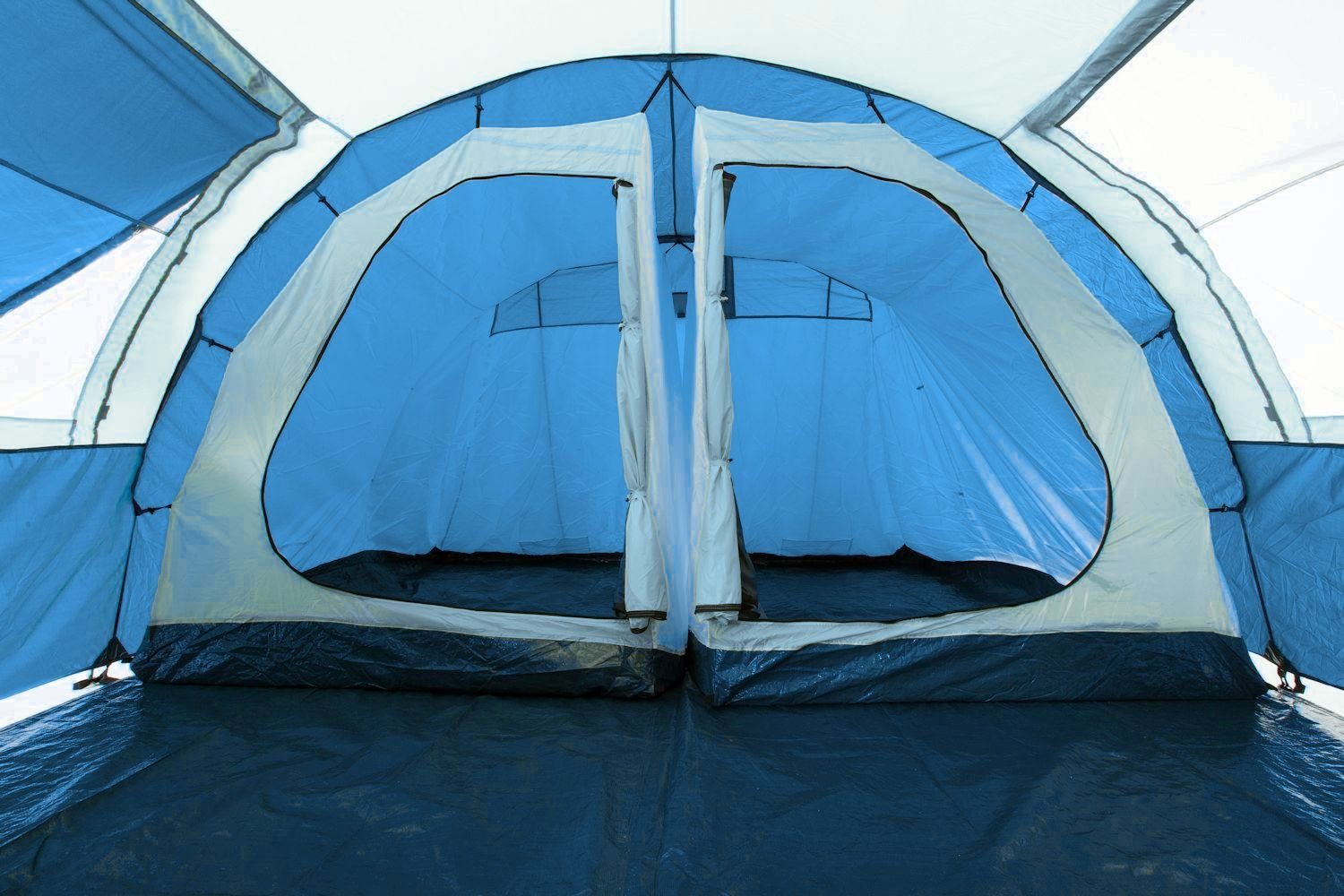 mm 4 CampFeuer 5000 / Personen, Personen: Blau für Wassersäule, Tunnelzelt 4 Zelt Multi Hellbau,