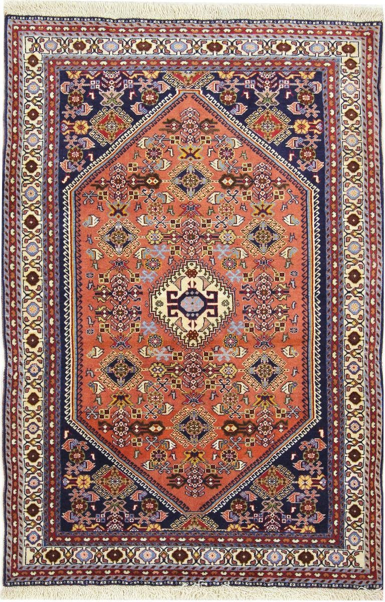 Orientteppich Ghashghai 99x153 Handgeknüpfter Orientteppich / Perserteppich, Nain Trading, rechteckig, Höhe: 12 mm